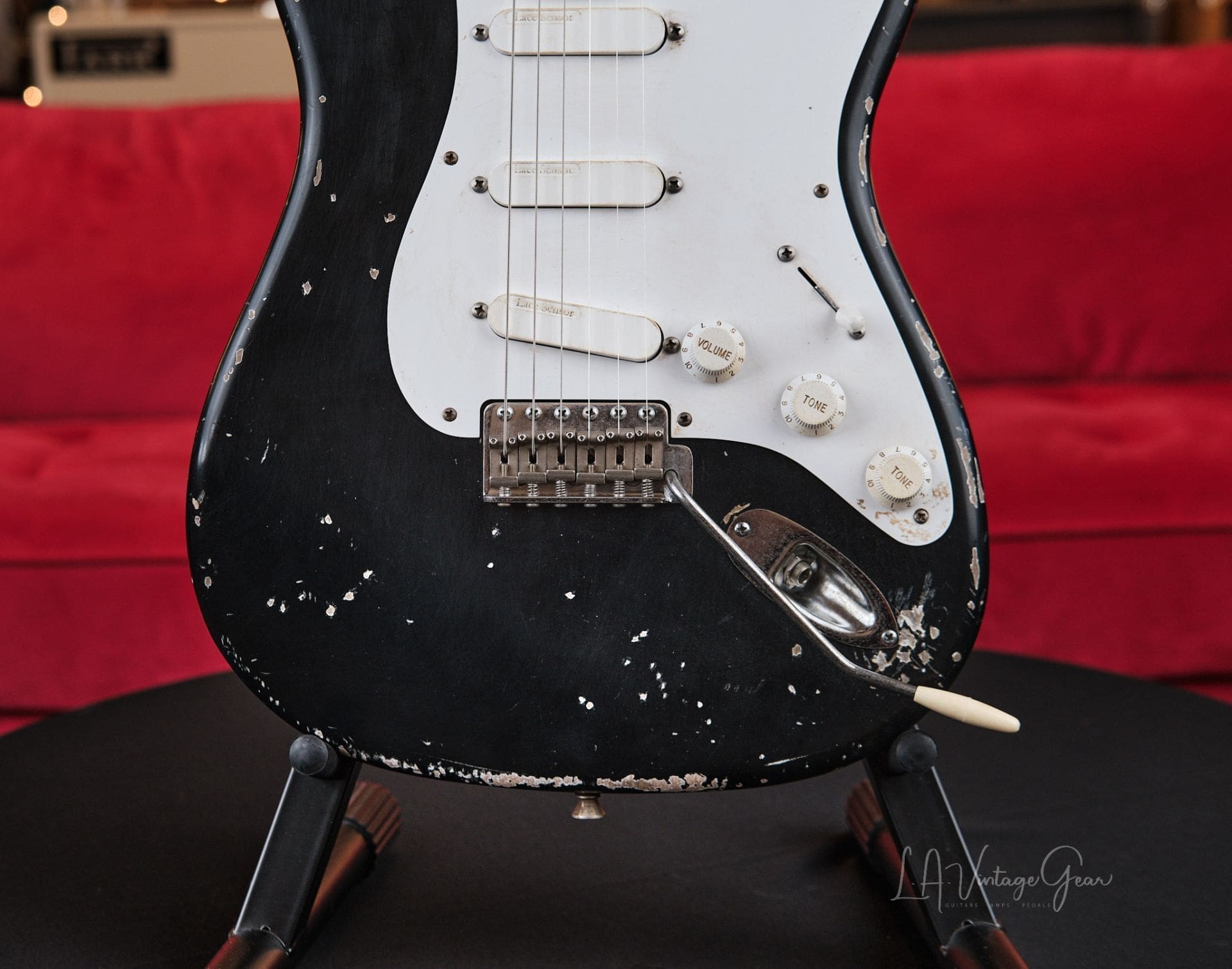 CRUCIBLE L.A. GUITARS "Blackie" Replica – With COA and Crossroads Pedal! - Image 4
