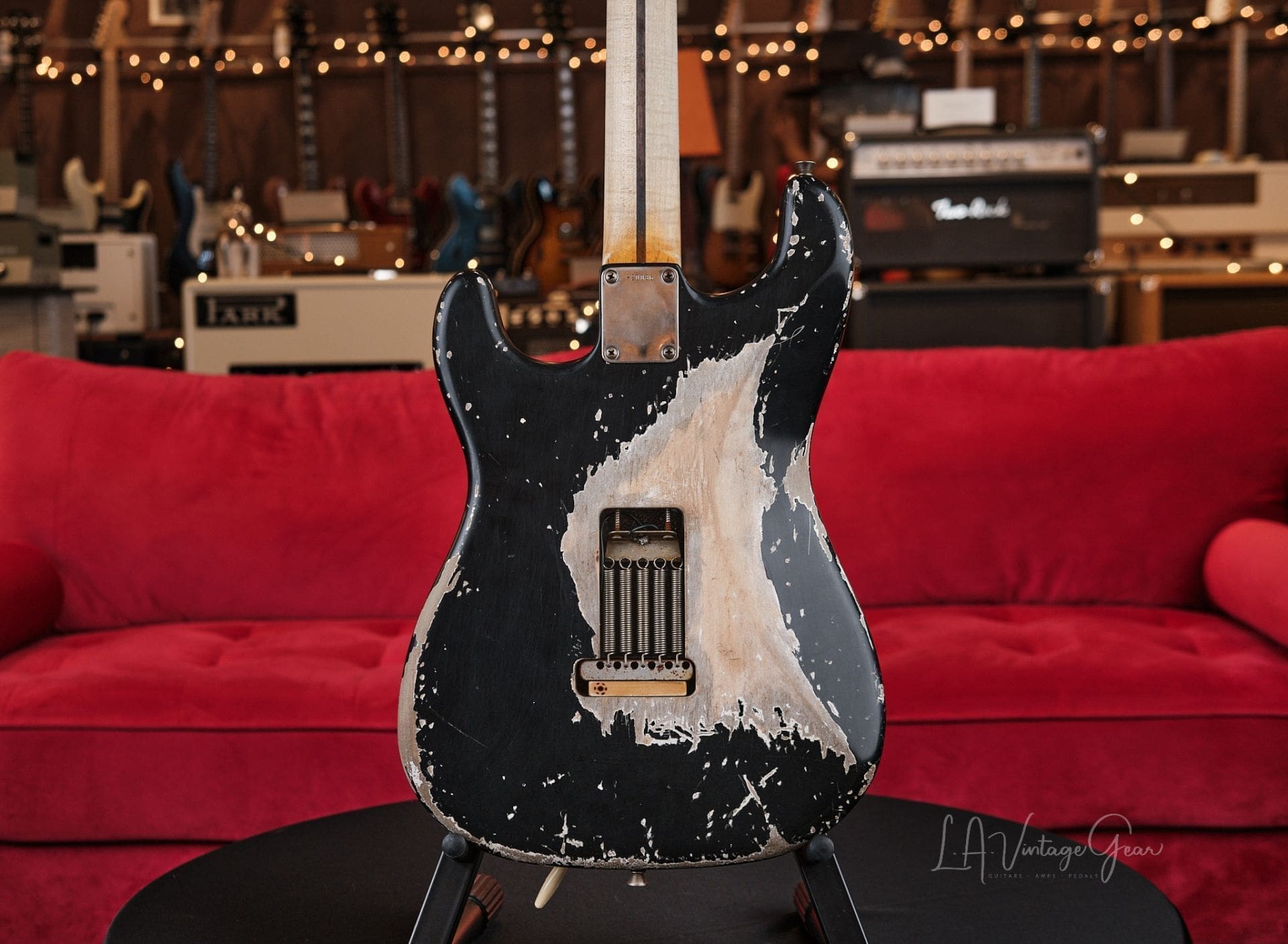CRUCIBLE L.A. GUITARS "Blackie" Replica – With COA and Crossroads Pedal! - Image 6