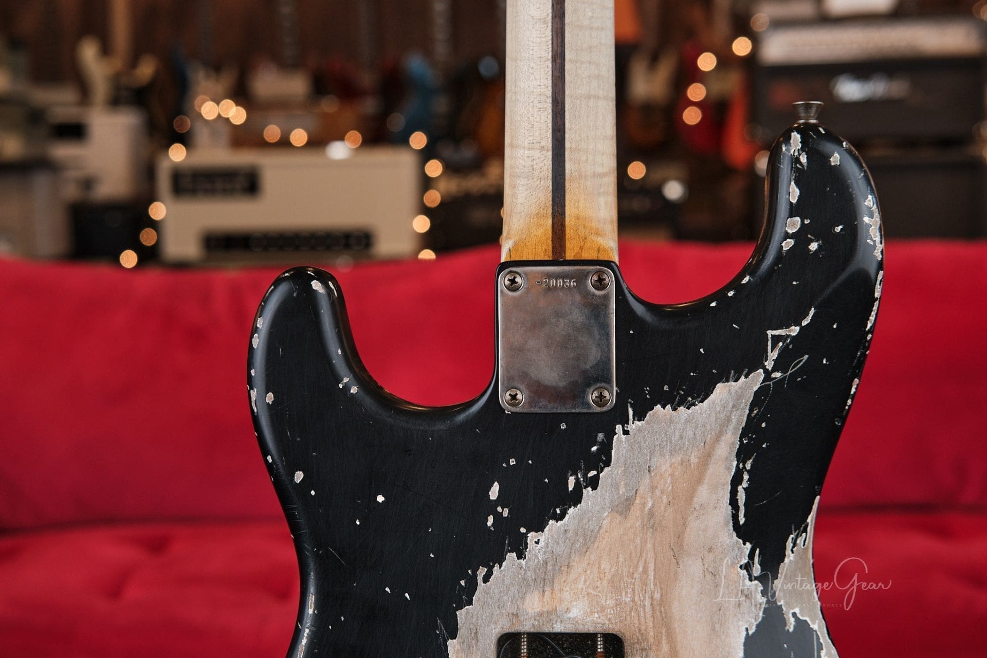 CRUCIBLE L.A. GUITARS "Blackie" Replica – With COA and Crossroads Pedal! - Image 7