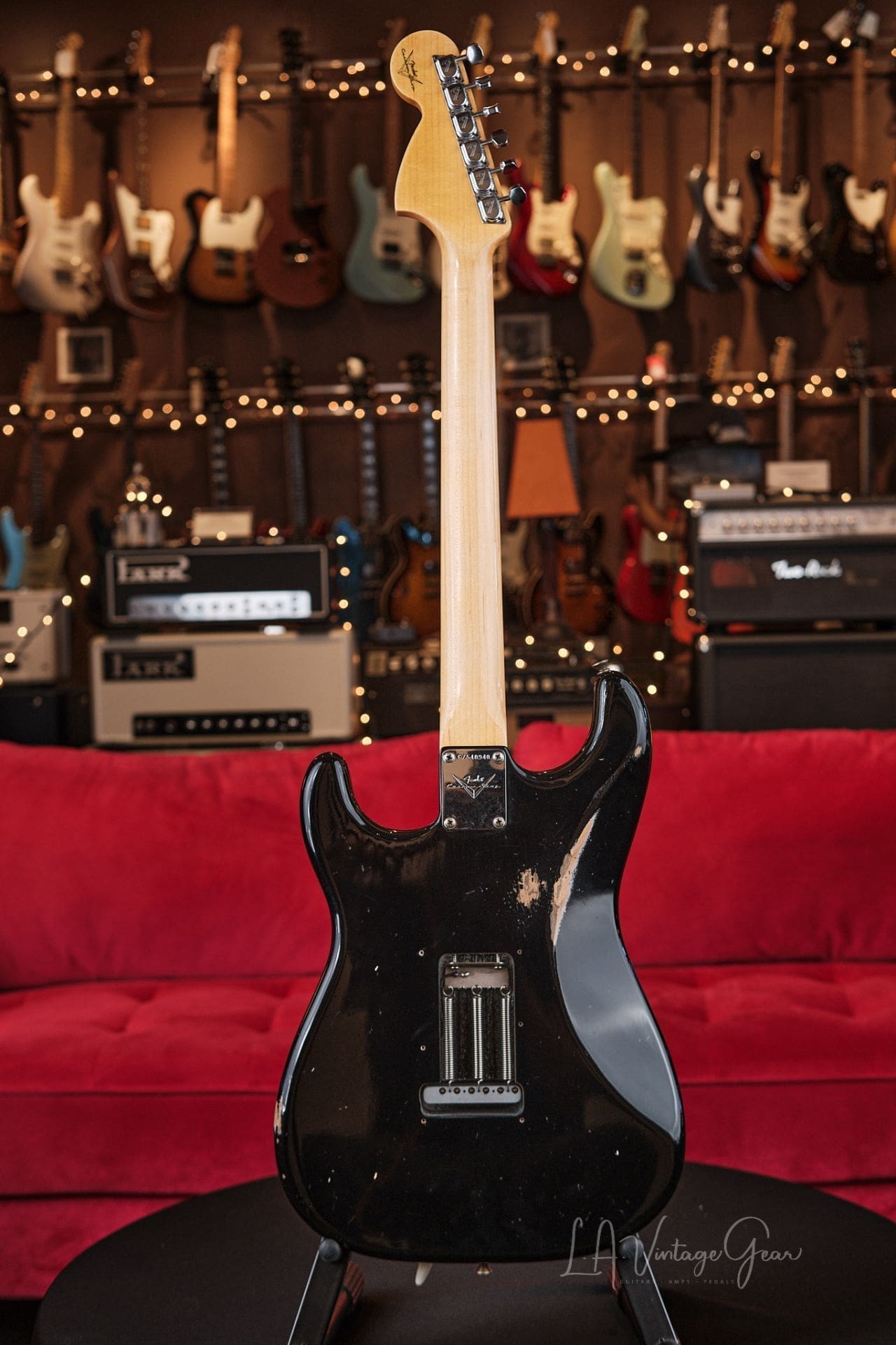 2018 Fender Custom Shop '68 Stratocaster - In Black Relic! - Image 7