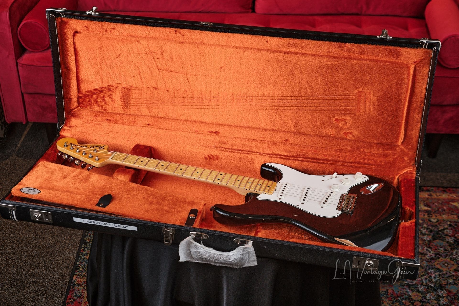 2018 Fender Custom Shop '68 Stratocaster - In Black Relic! - Image 10