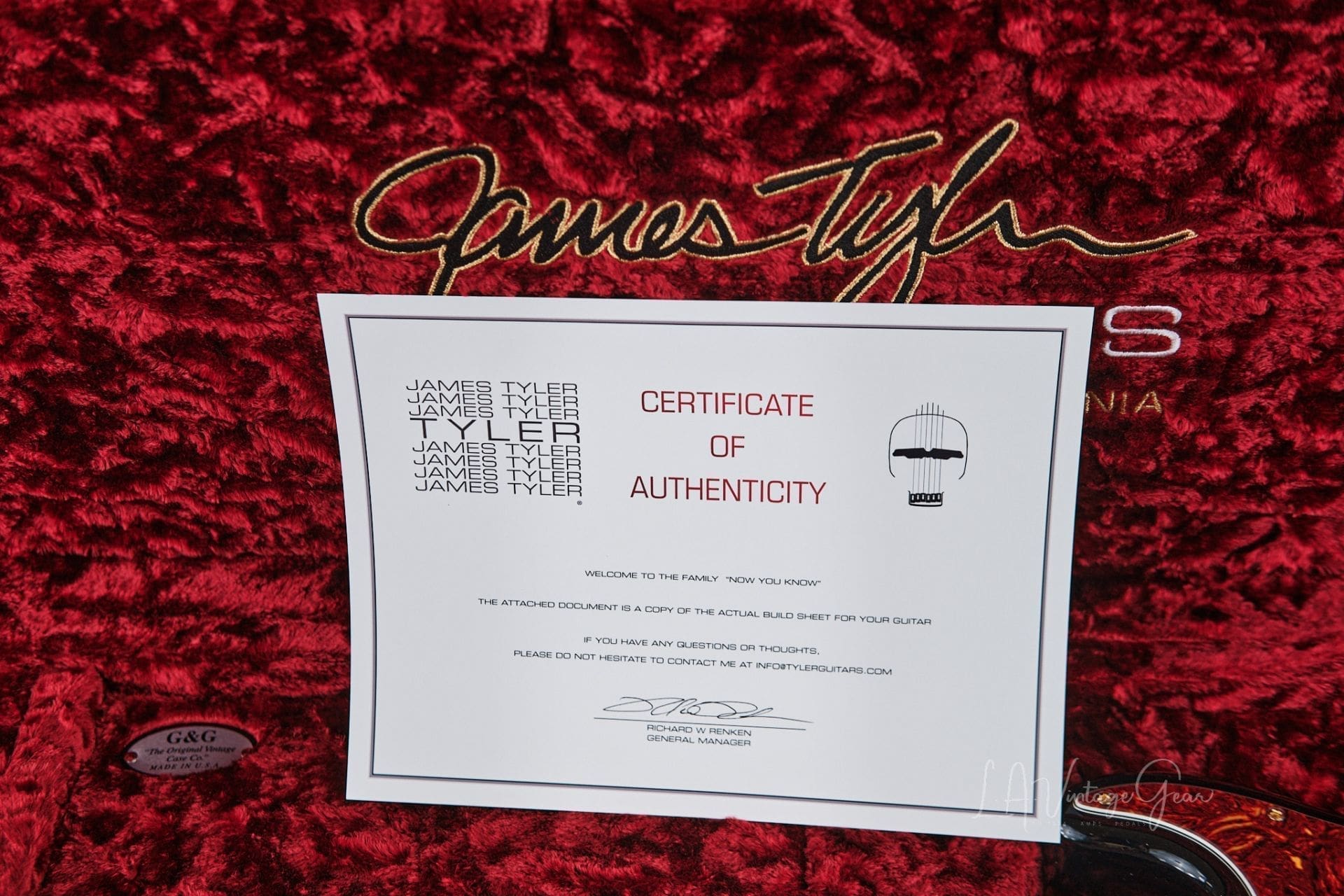 James Tyler Dann Huff Black Classic - Brand New! - Image 11