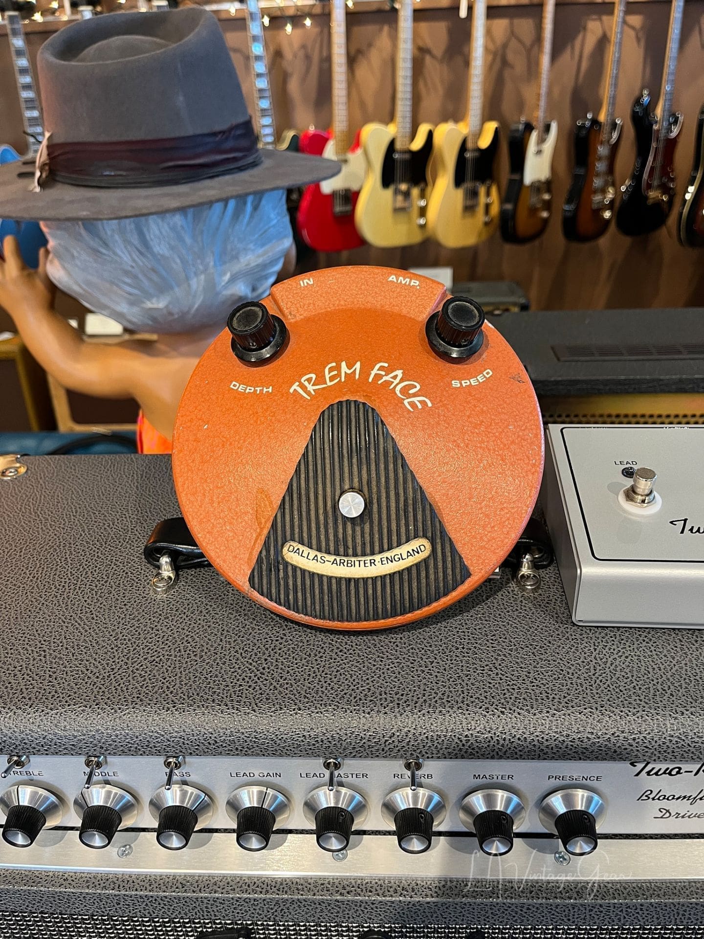 Dallas Arbiter Trem Face - Rare Lush Tremolo!