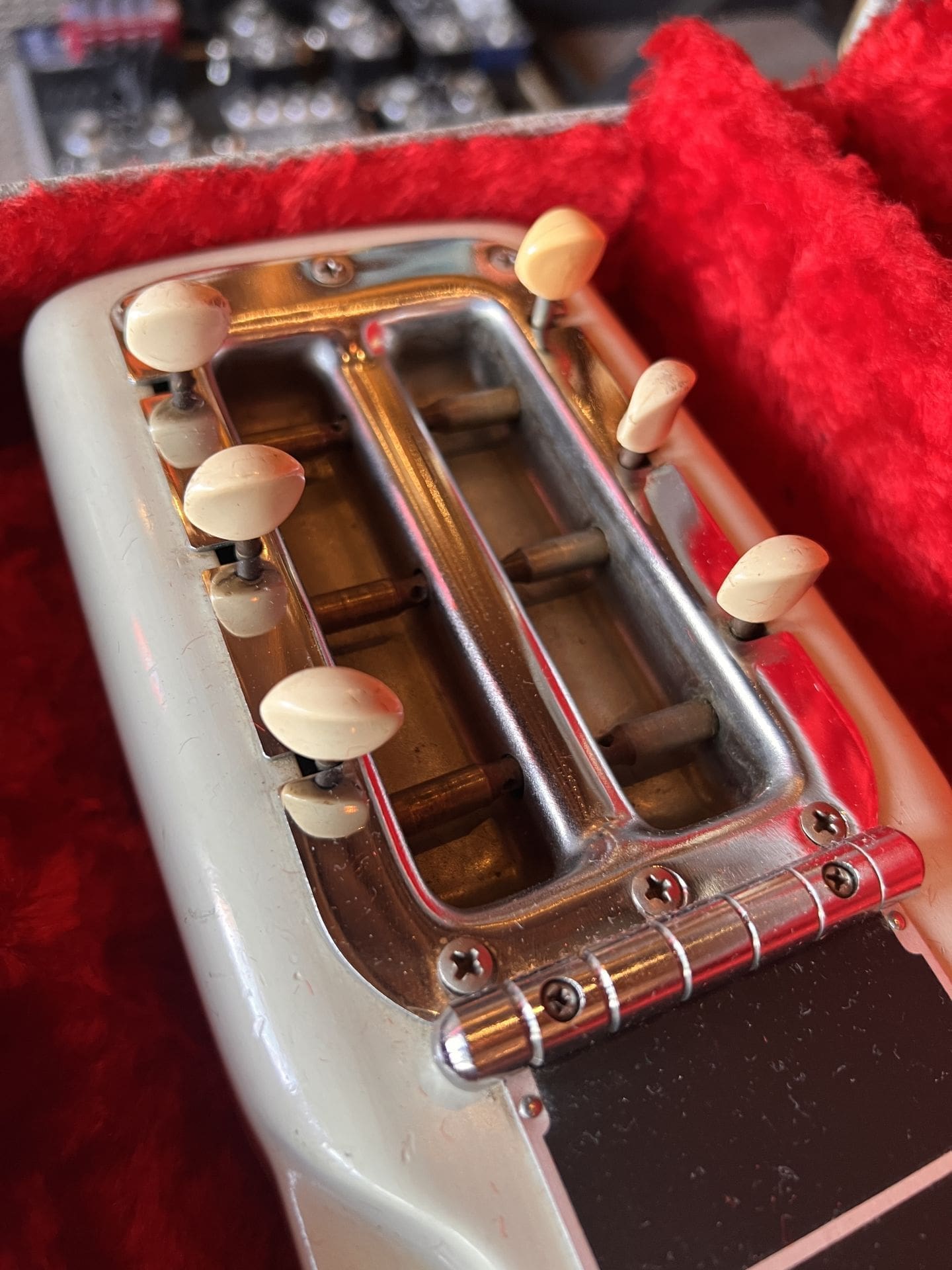 1950's Fender Forest White Model 6-String Lap Steel Guitar - Image 15