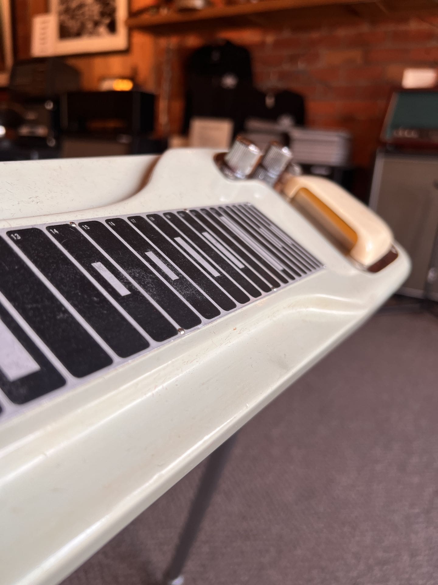 1950's Fender Forest White Model 6-String Lap Steel Guitar - Image 23