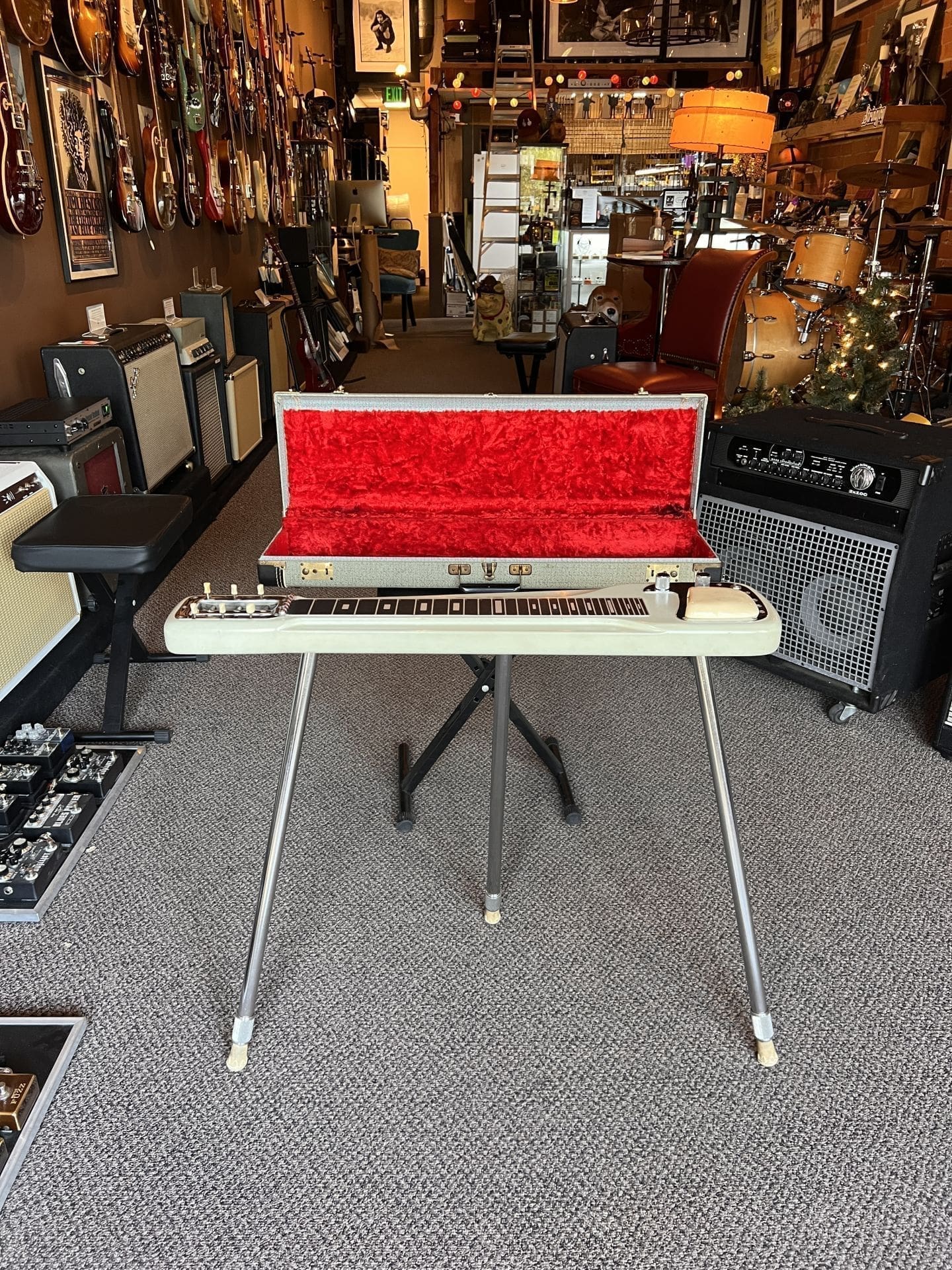 1950's Fender Forest White Model 6-String Lap Steel Guitar