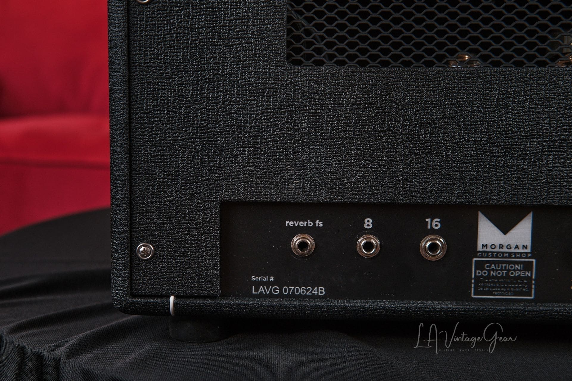 Morgan Custom Shop PR12 LAVG Guitar Amplifier Head and Kerry Wright Tribute 1x12 Cabinet w/ Celestion Vintage 30- With New Switchable Lead Circuit! - Image 13