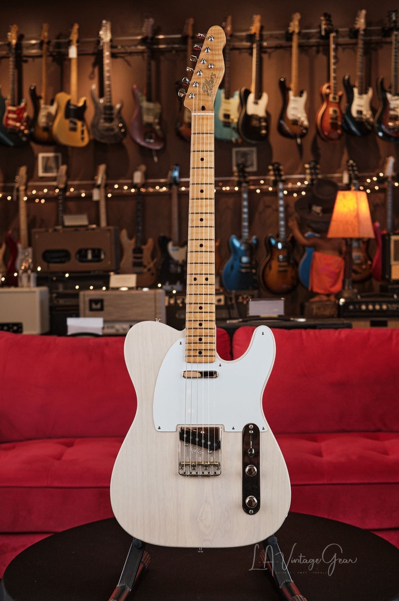 Rutters T Style Electric Guitar - In Mary Kaye White with Budz Pickups!