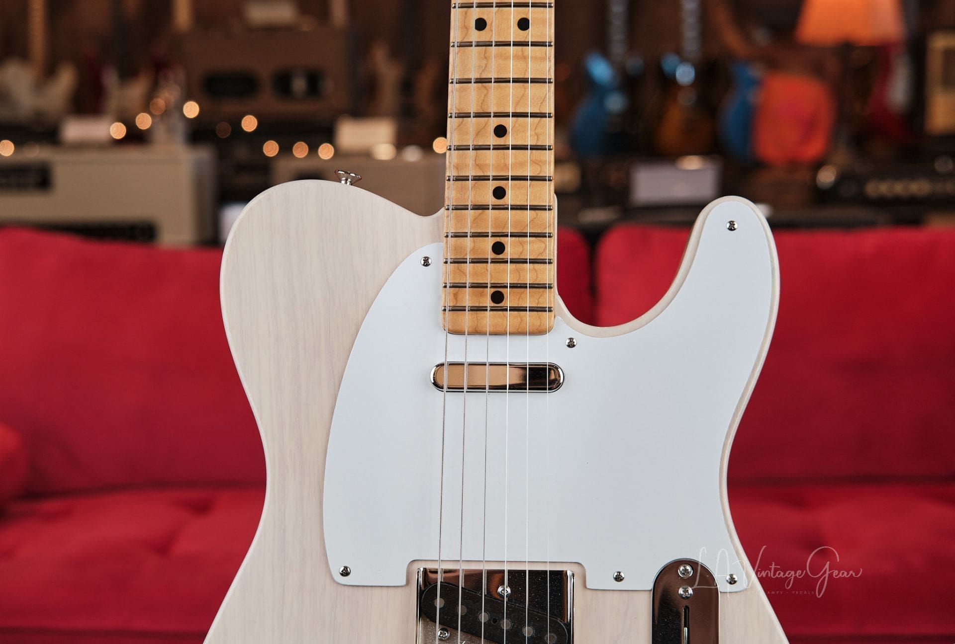 Rutters T Style Electric Guitar - In Mary Kaye White with Budz Pickups! - Image 4