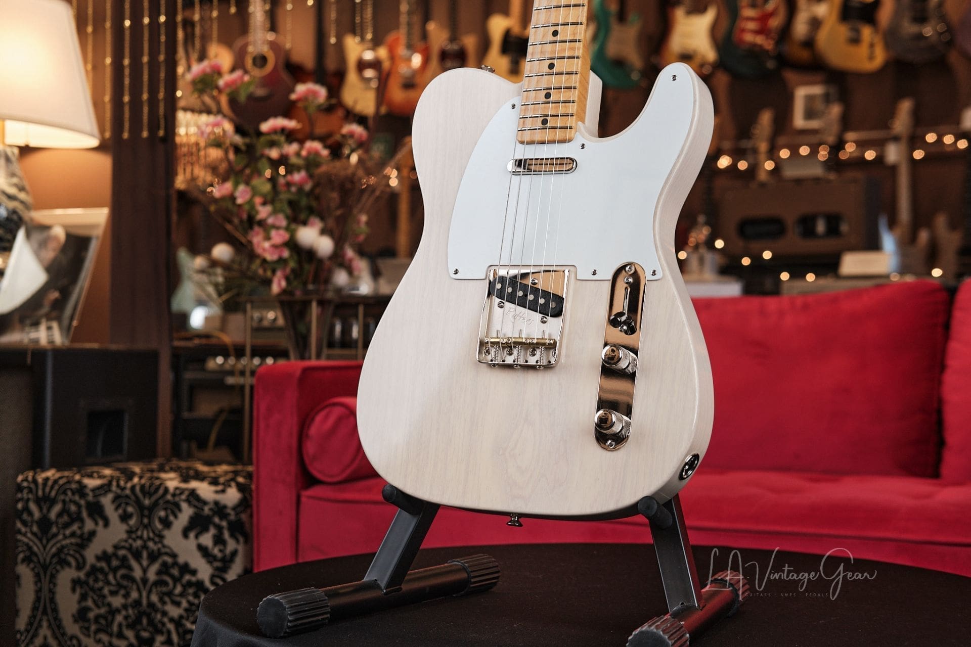Rutters T Style Electric Guitar - In Mary Kaye White with Budz Pickups! - Image 2