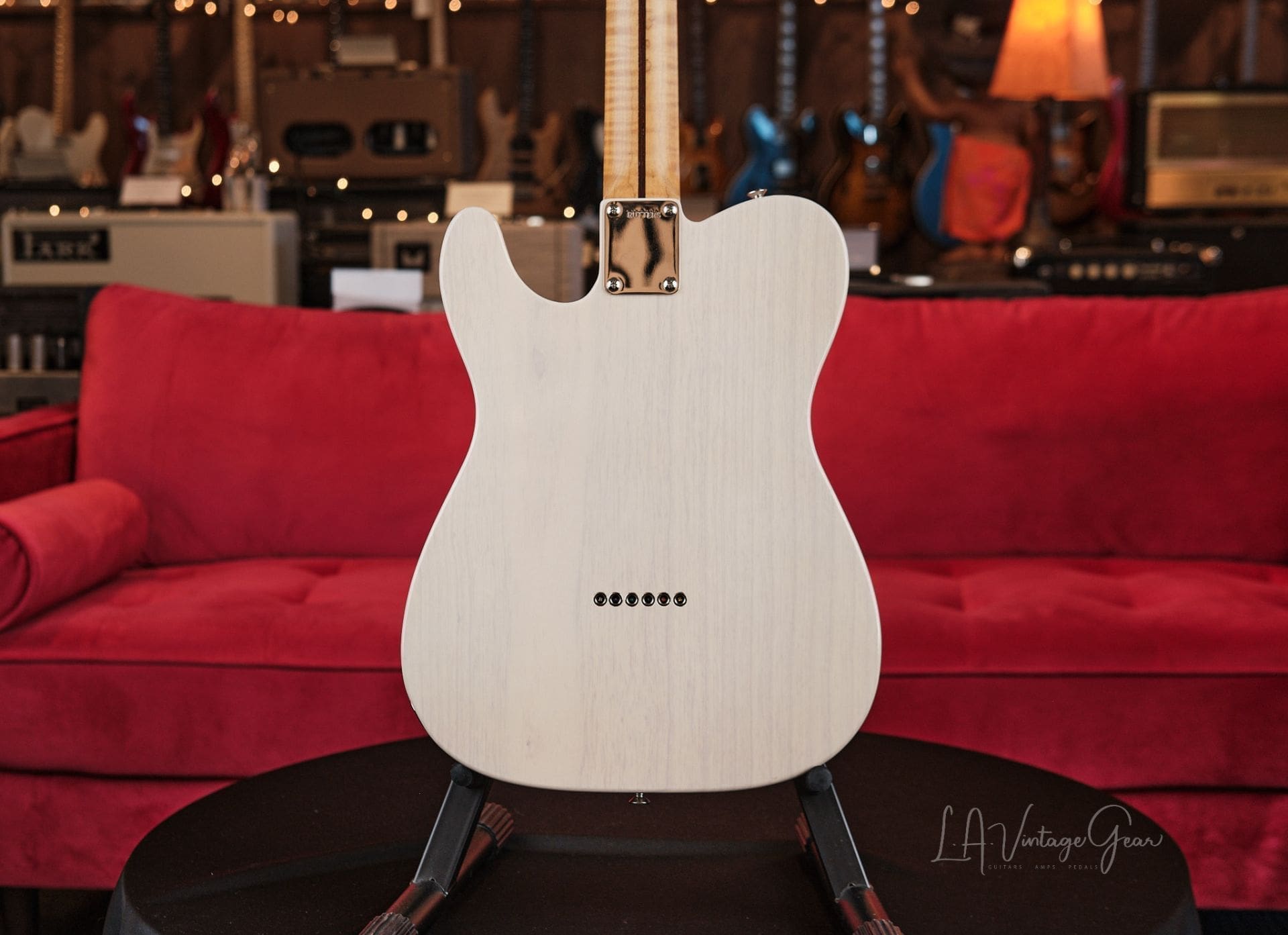 Rutters T Style Electric Guitar - In Mary Kaye White with Budz Pickups! - Image 8