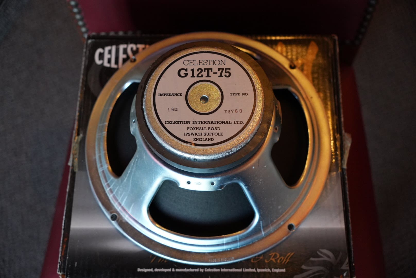 Celestion T3760 G12T-75 12" 75-Watt 16 Ohm Speaker - Image 9