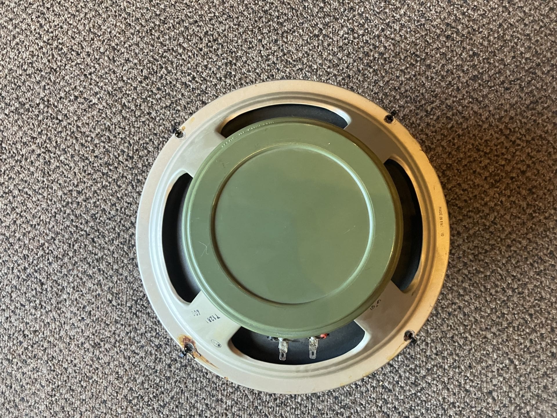 1971 Celestion G12H 30w Green Back 12" Speaker - 16 Ohms, Re-Coned