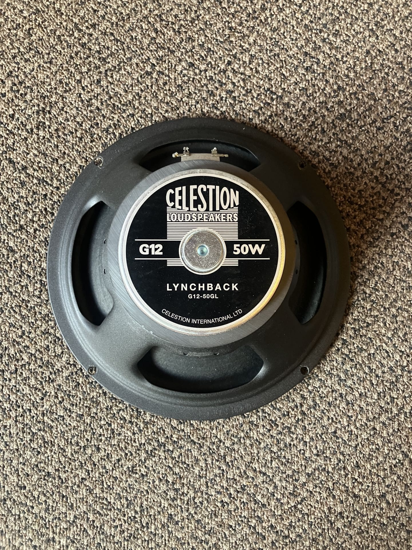 Celestion G12-50GL -- Lynchback -- 50 watts 8ohm 12"