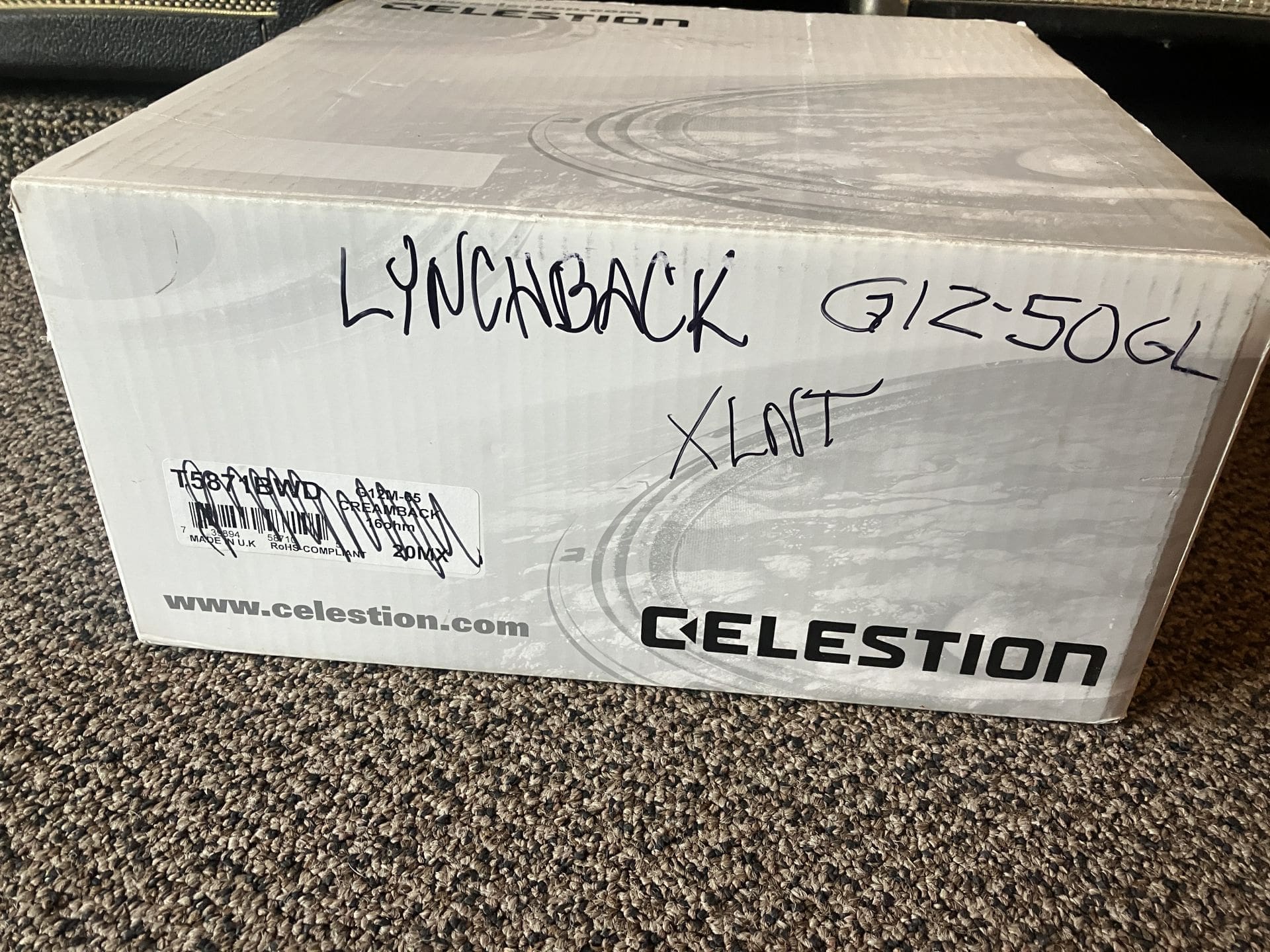 Celestion G12-50GL -- Lynchback -- 50 watts 8ohm 12" - Image 5