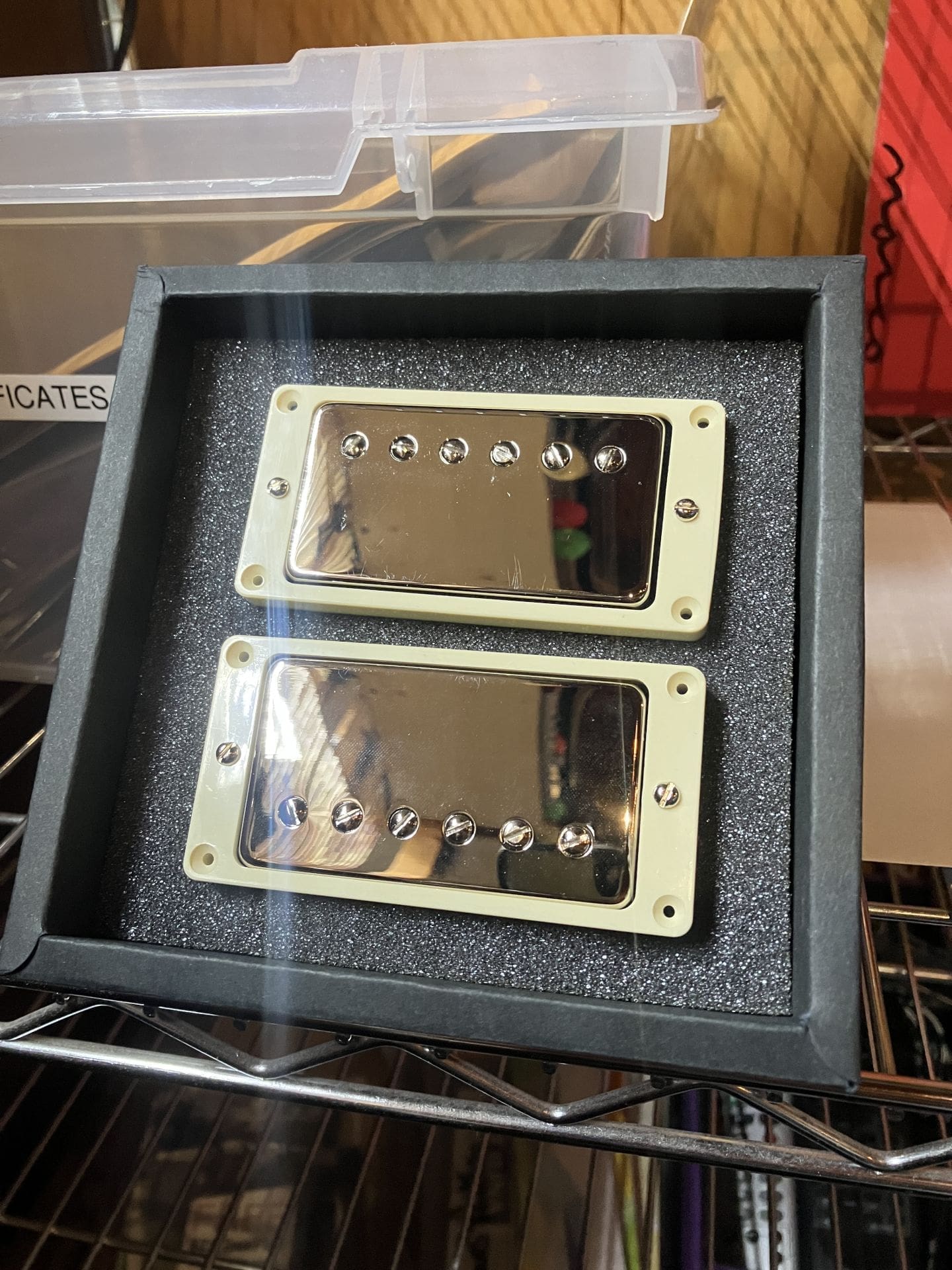 Wizz -- Premium Clone PAF -- Cherry Burst Pickups