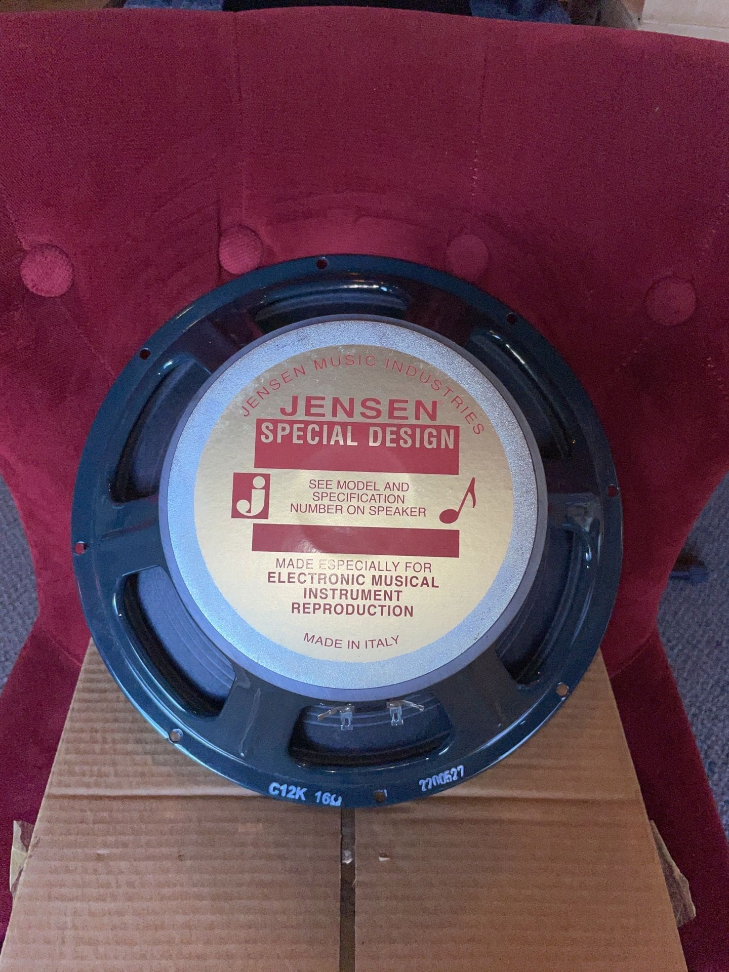Jensen C12K - 16ohms - 1pc - Image 4