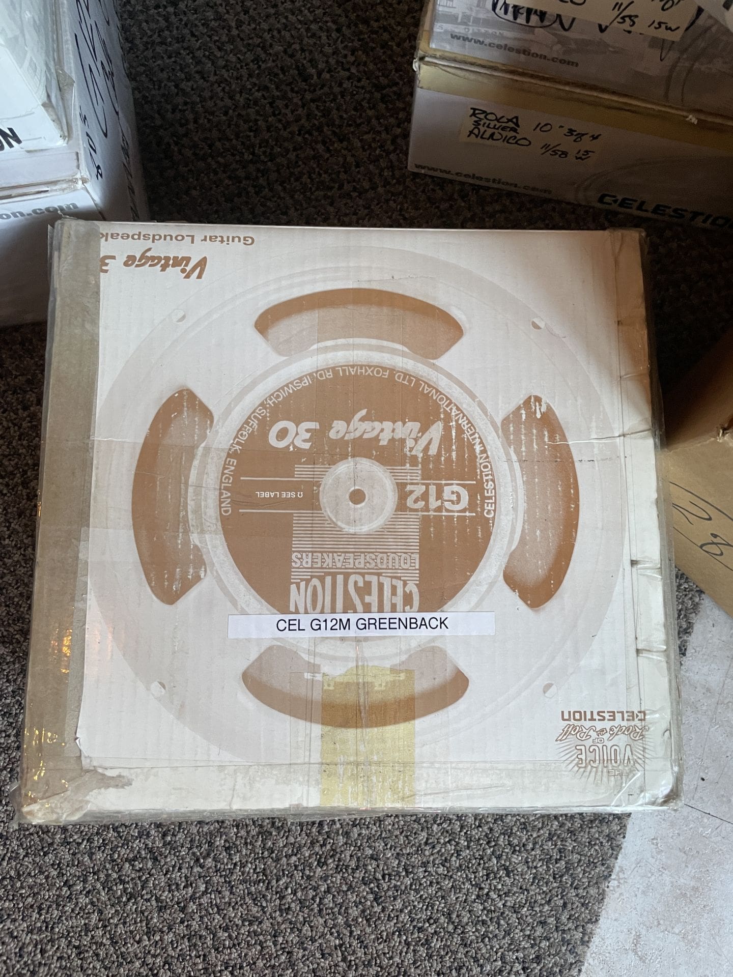 Celestion G12M Green Back 12" Speaker - 8 Ohms - 25watts - Image 2