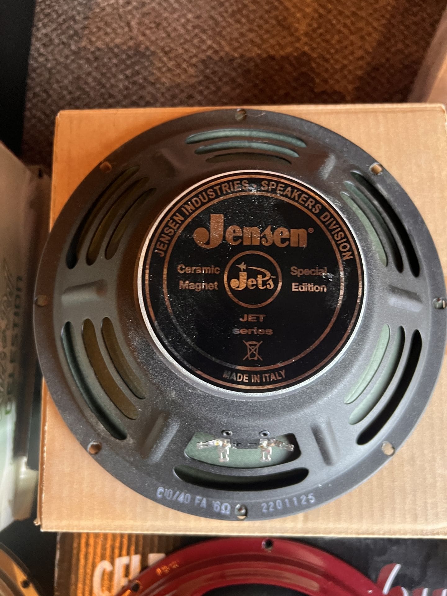 Jensen Jets Series 10" Falcon 40 Guitar Speaker