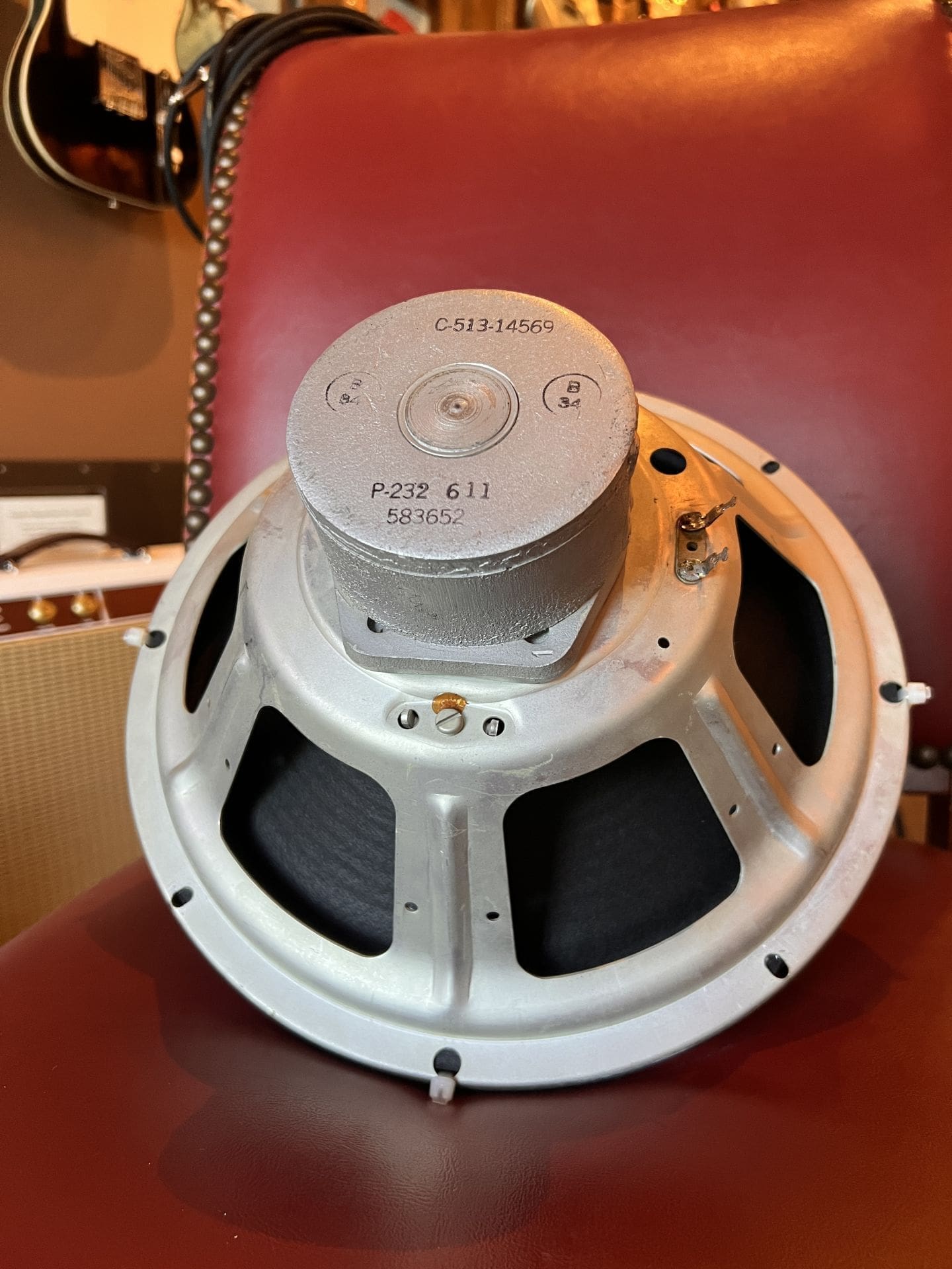 1956 Magnavox Alnico 8 Ohm Speaker - Jensen P12N • LA Vintage Gear
