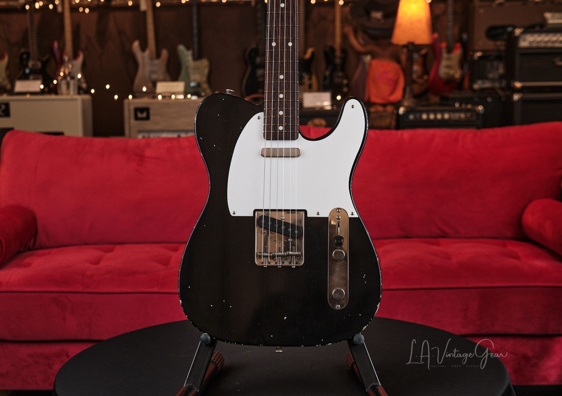 Xotic XTC-1 T-Style Relic’d Electric Guitar – Black Finish #3709 - One of Ten We Just Got In! - Image 3