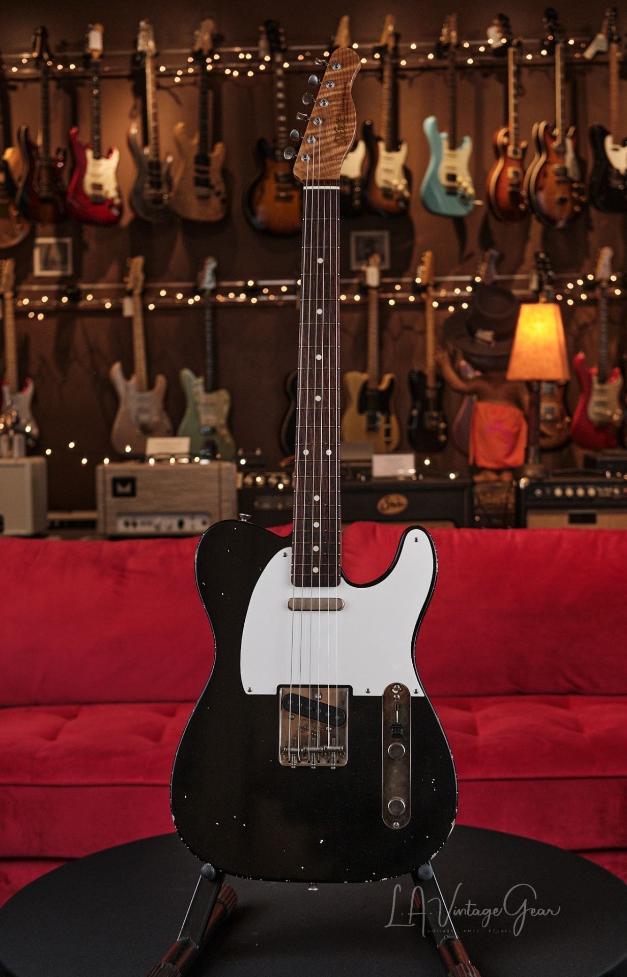 Xotic XTC-1 T-Style Relic’d Electric Guitar – Black Finish #3709 - One of Ten We Just Got In!