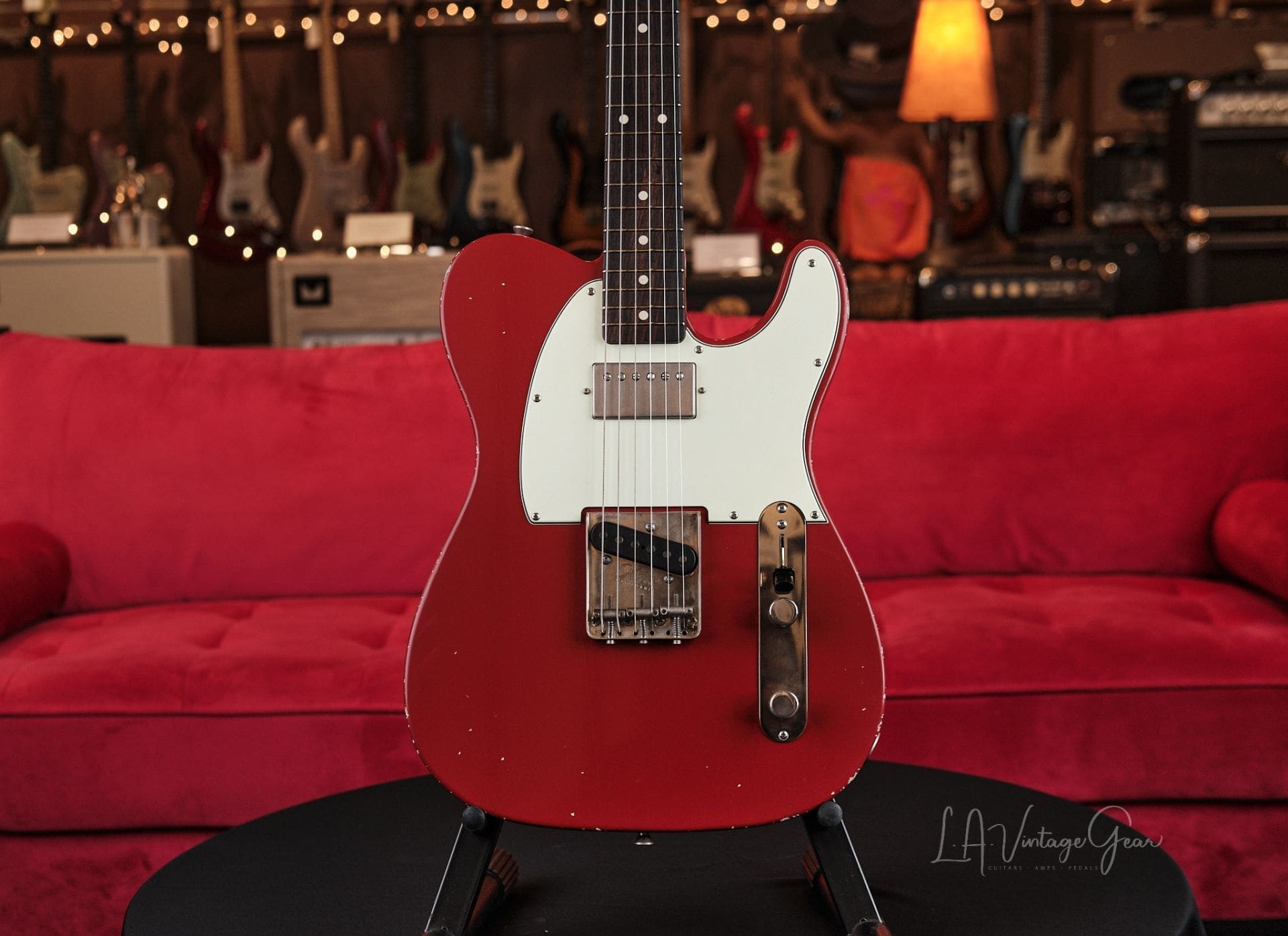Xotic XTC-2 T-Style Relic'd Electric Guitar - Dakota Red Finish #3711- New Build! - Image 3