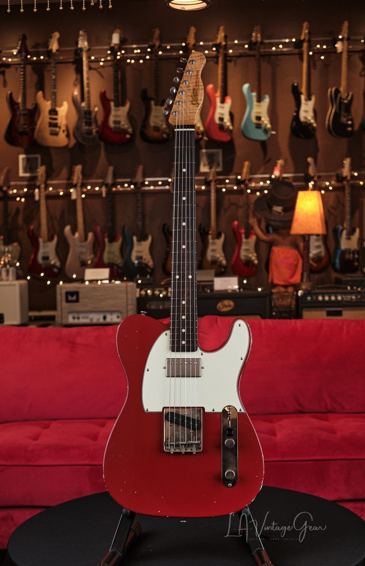 Xotic XTC-2 T-Style Relic'd Electric Guitar - Dakota Red Finish #3711- New Build!