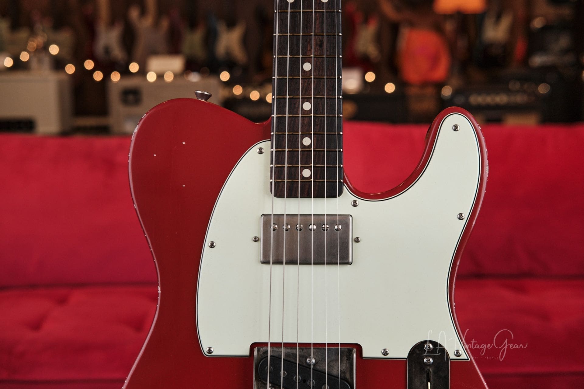 Xotic XTC-2 T-Style Relic'd Electric Guitar - Dakota Red Finish #3711- New Build! - Image 4