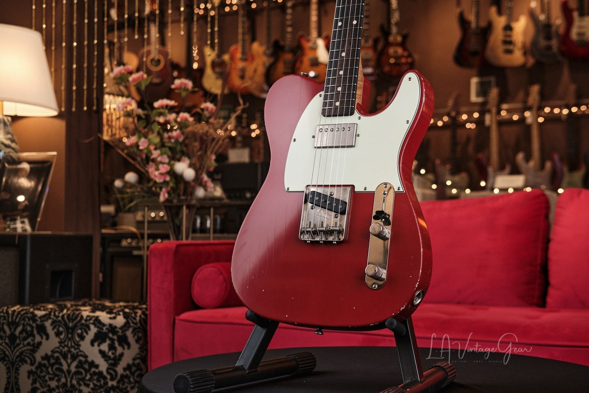 Xotic XTC-2 T-Style Relic'd Electric Guitar - Dakota Red Finish #3711- New Build! - Image 2