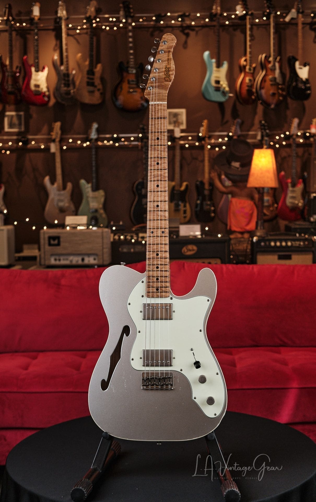 Xotic XTC-TL T-Style Relic'd Electric Guitar - Silver Metallic Finish Double Bound Thinline #3706- One of Ten We Just Got In!