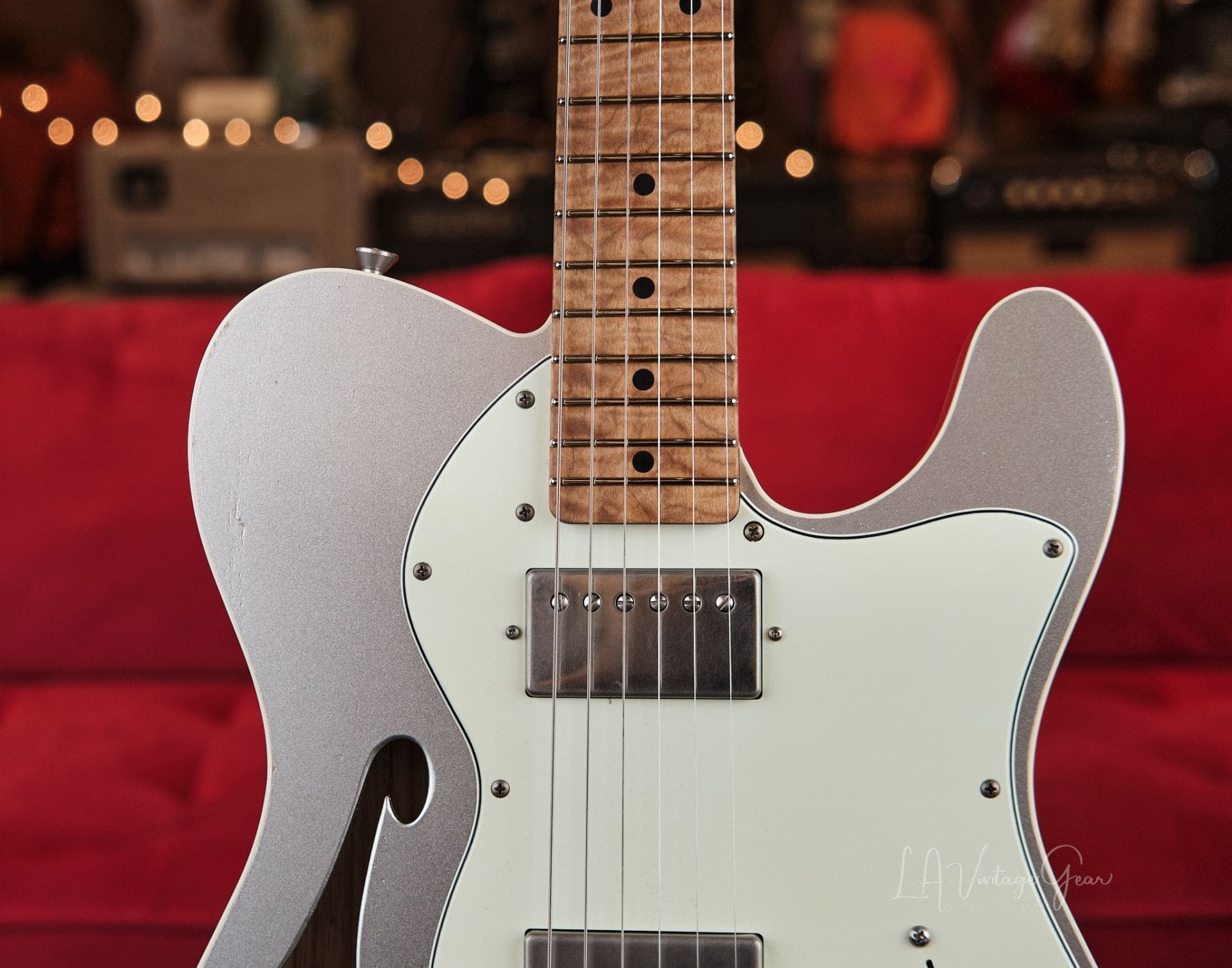 Xotic XTC-TL T-Style Relic'd Electric Guitar - Silver Metallic Finish Double Bound Thinline #3706- One of Ten We Just Got In! - Image 4