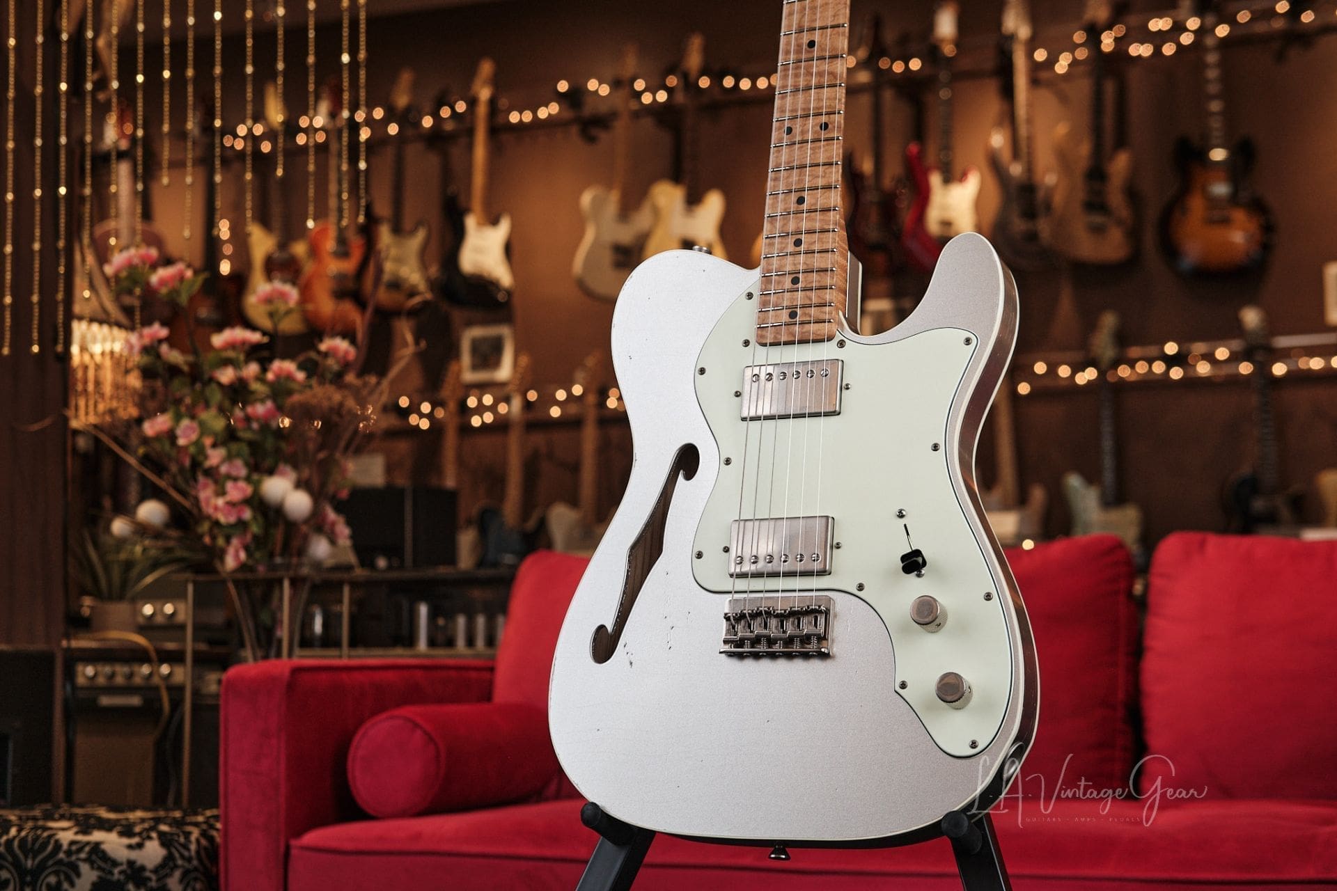 Xotic XTC-TL T-Style Relic'd Electric Guitar - Silver Metallic Finish Double Bound Thinline #3706- One of Ten We Just Got In! - Image 2