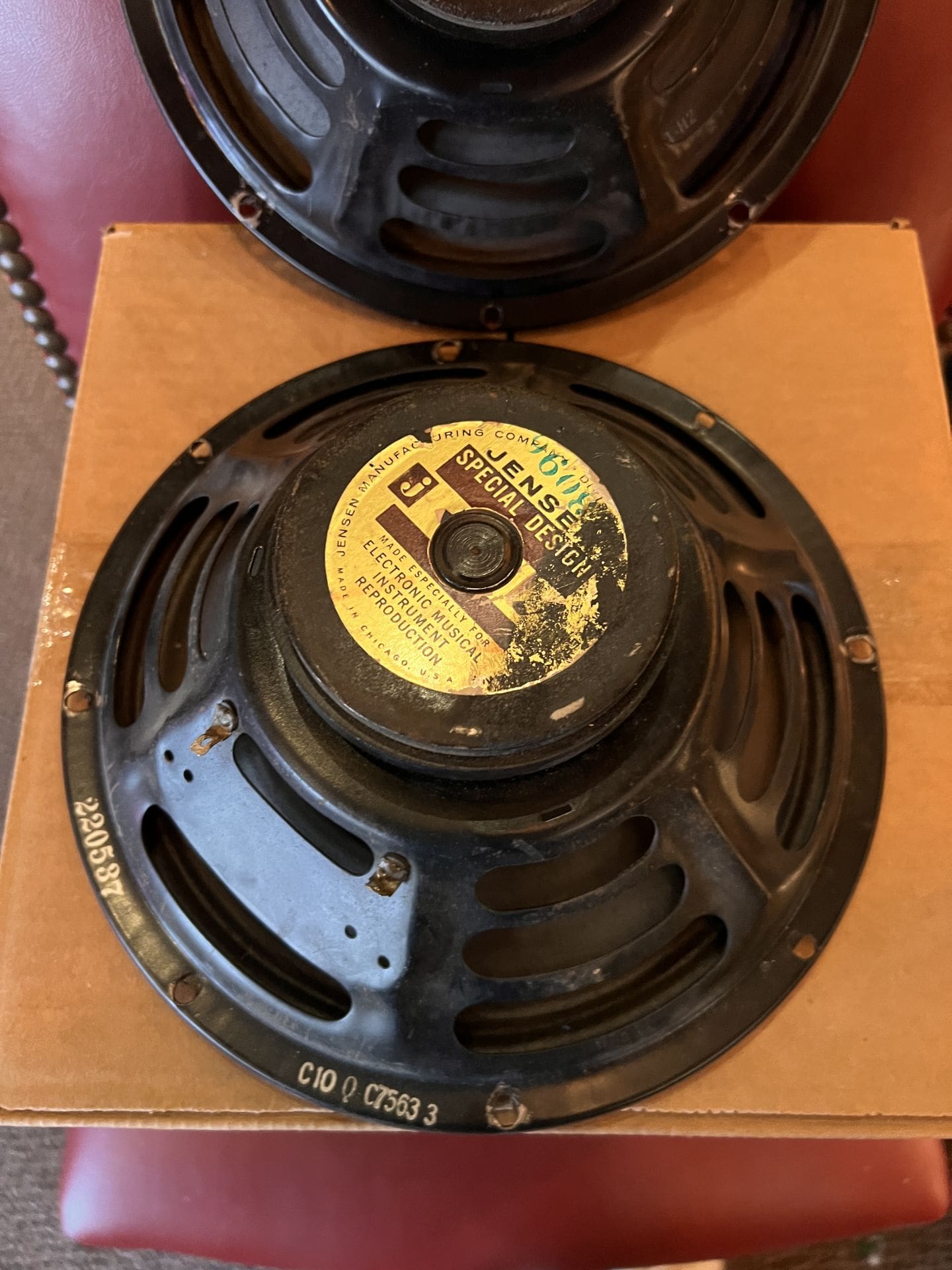 Jensen C10Q Pair - 1 of 2 Needs Minor Cone Repair - Image 11