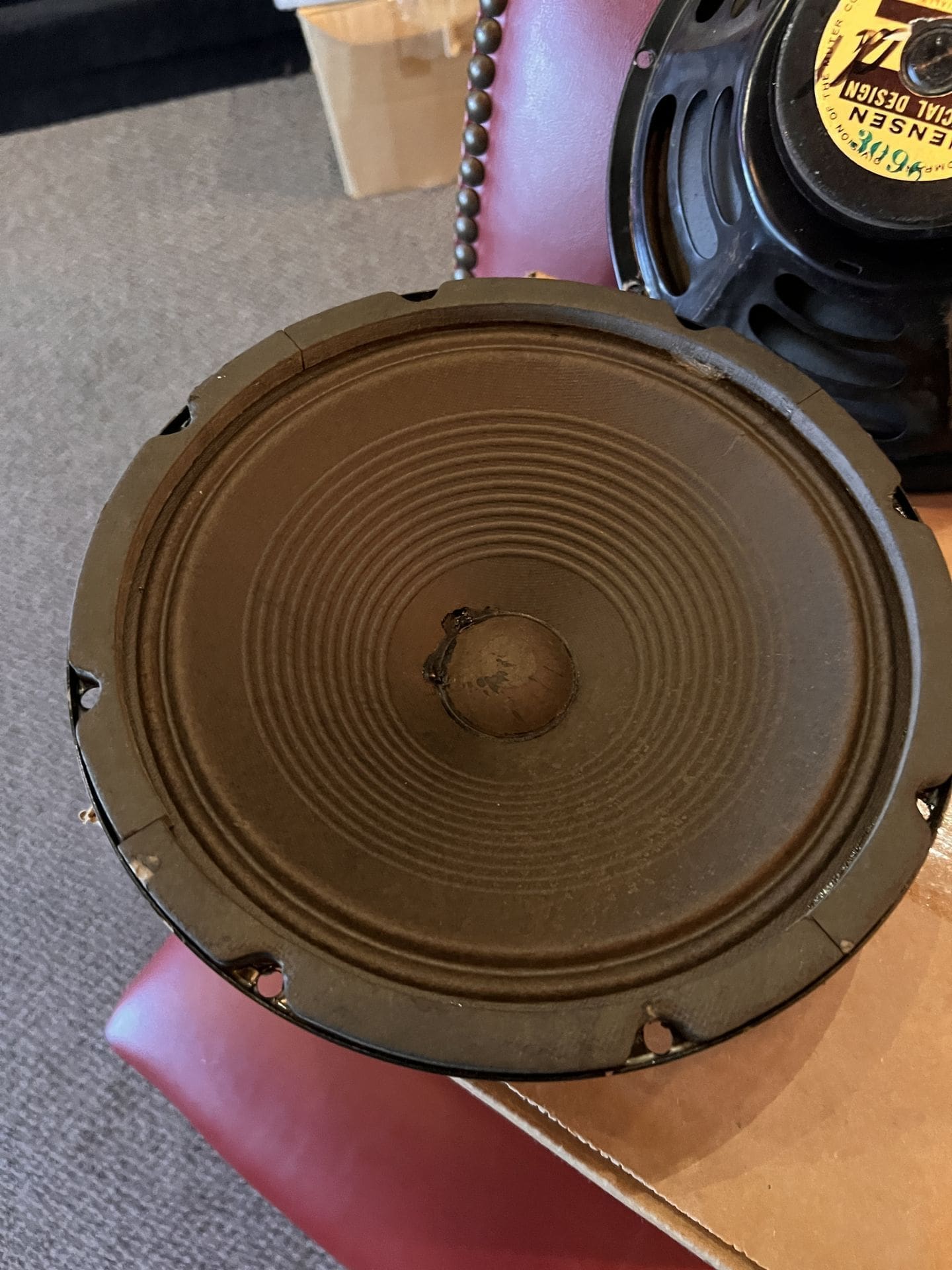 Jensen C10Q Pair - 1 of 2 Needs Minor Cone Repair - Image 5
