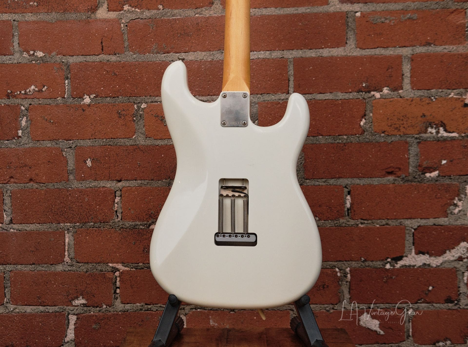 K-Line Springfield S-Style Electric Guitar - Olympic White Lefty #030537 - Image 7