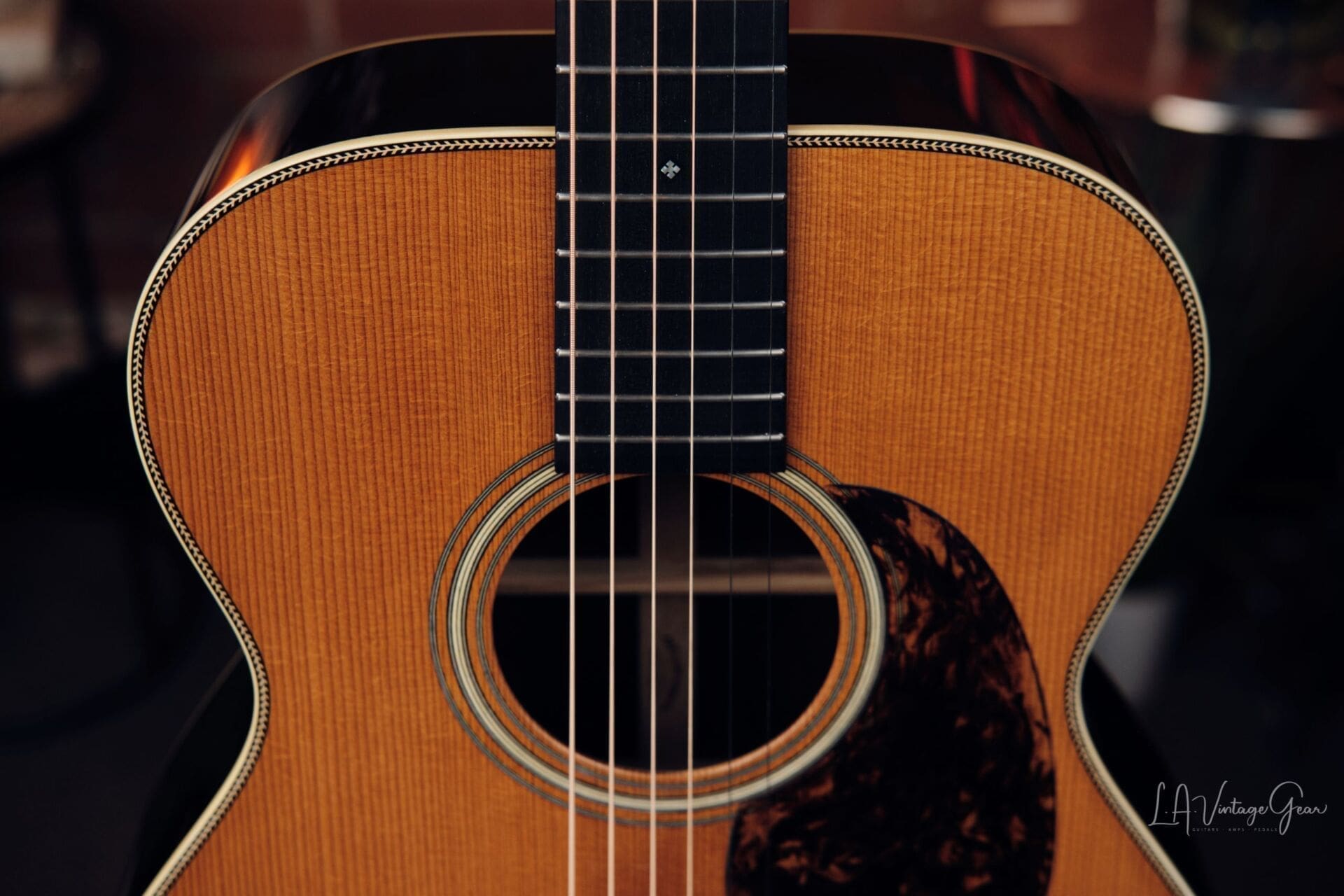Pre War Guitars Co. "OM" Model Acoustic Guitar - Brazillian Rosewood Back & Sides! Brand New & In Stock! - Image 4
