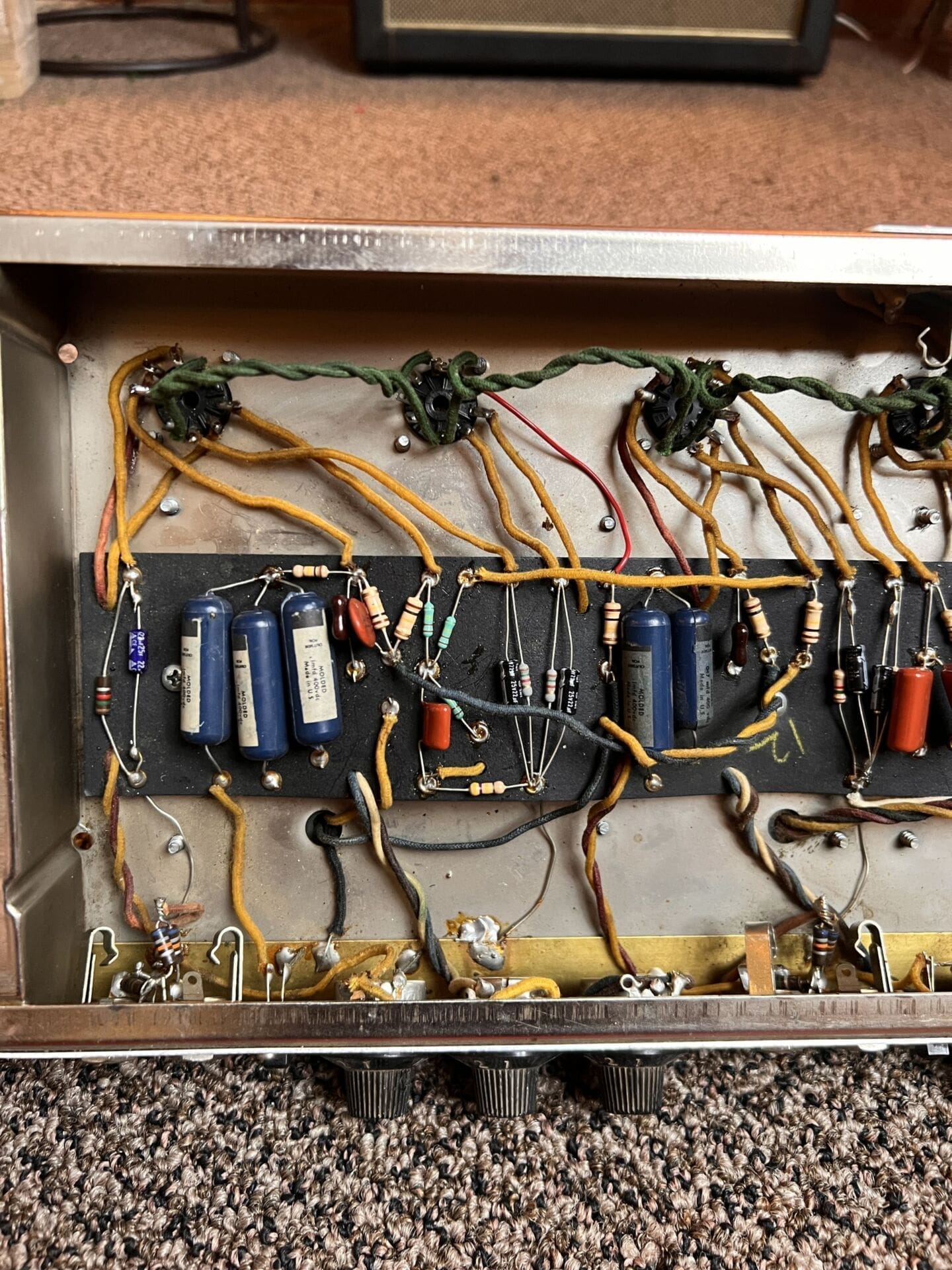 1966 Fender Bassman AB165 Head - Classic Fender Tones - Image 9