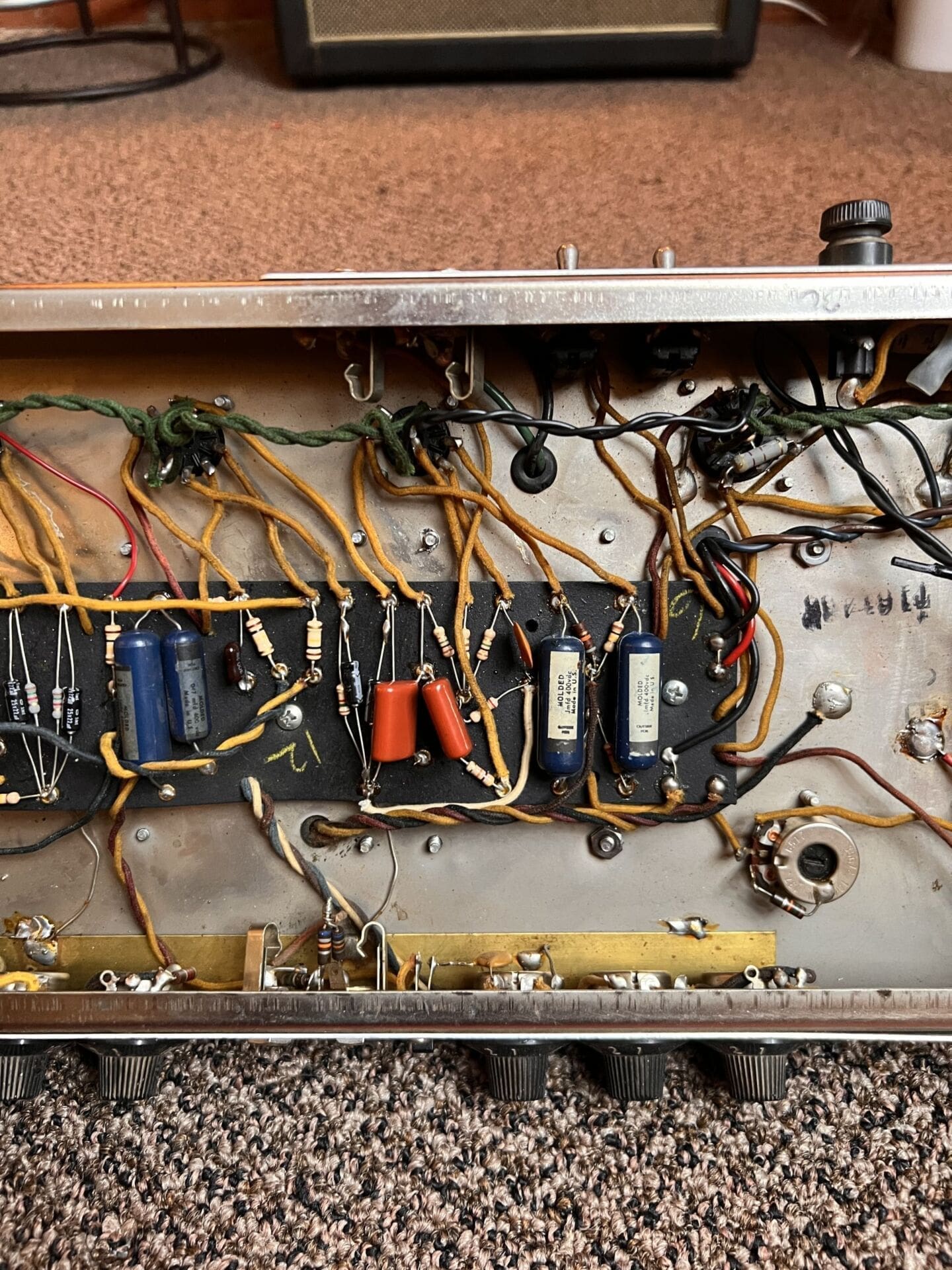 1966 Fender Bassman AB165 Head - Classic Fender Tones - Image 8