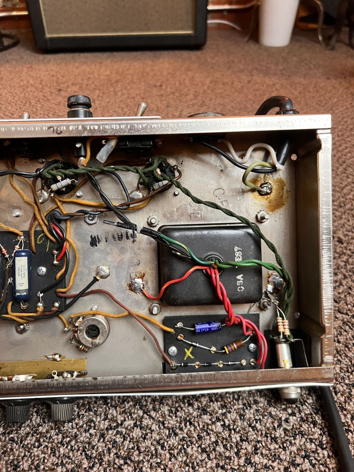 1966 Fender Bassman AB165 Head - Classic Fender Tones - Image 7