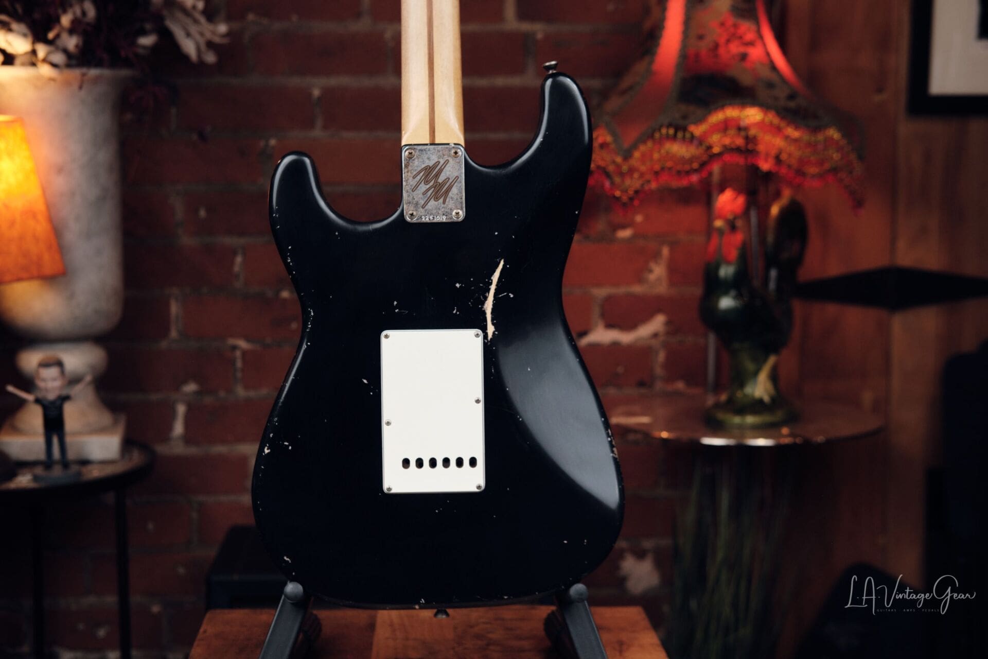 Mario Martin "Model S" Electric Guitar - Relic'd Black Finish & Rocketfire Pickups! - Image 6