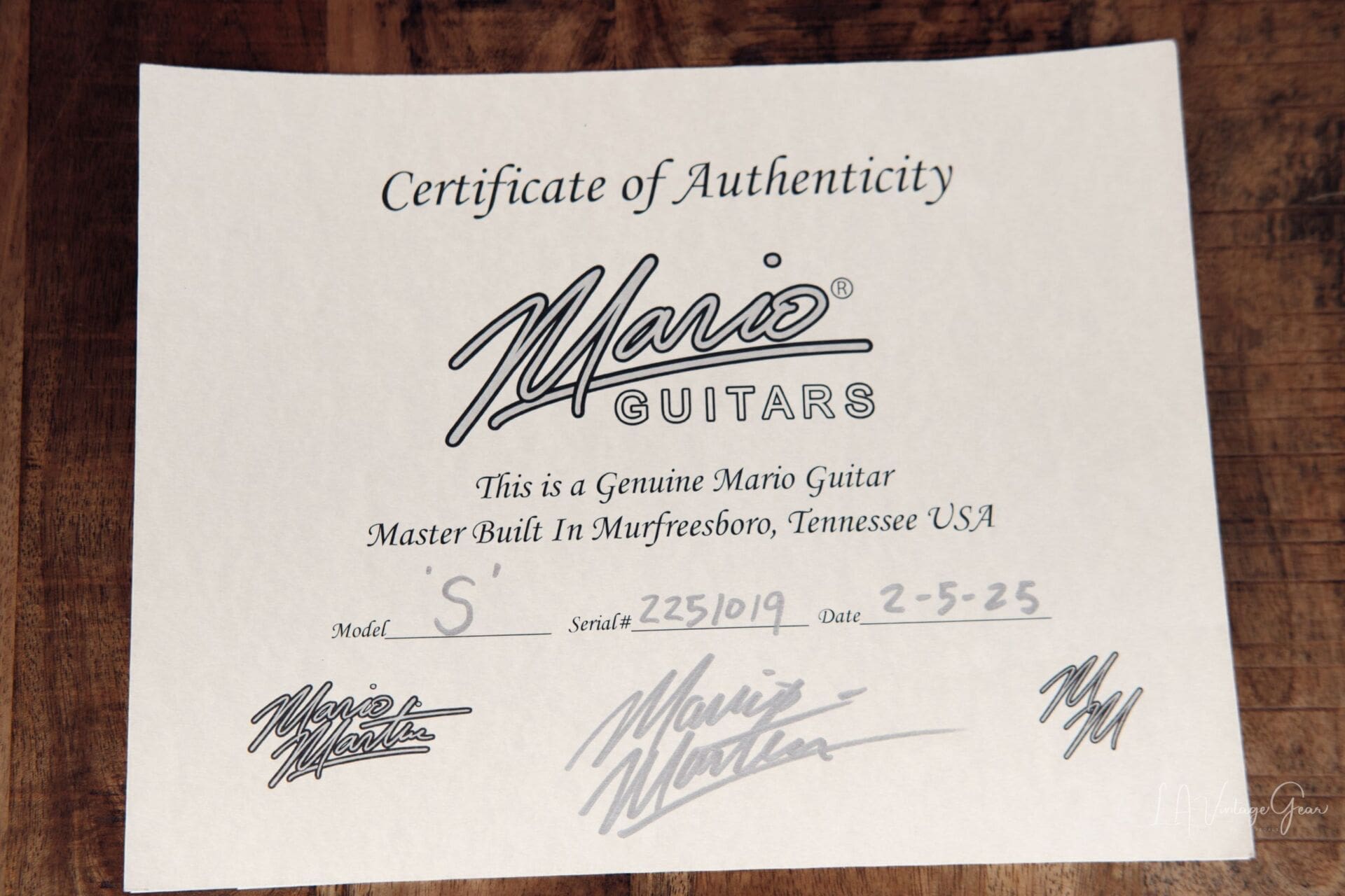 Mario Martin "Model S" Electric Guitar - Relic'd Black Finish & Rocketfire Pickups! - Image 9