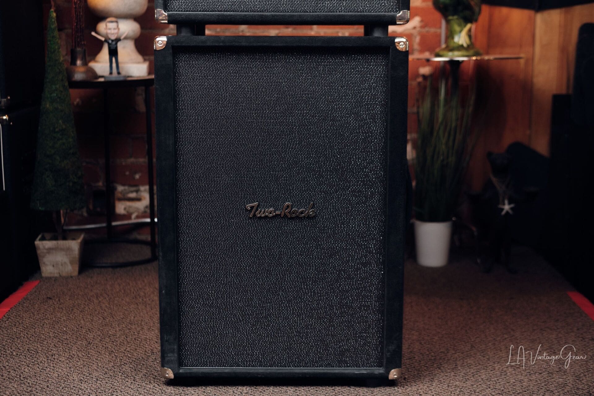 Two Rock Traditional Clean Head 40/20 Watt Head and 2x12 Cabinet - In Black Suede! - Image 6