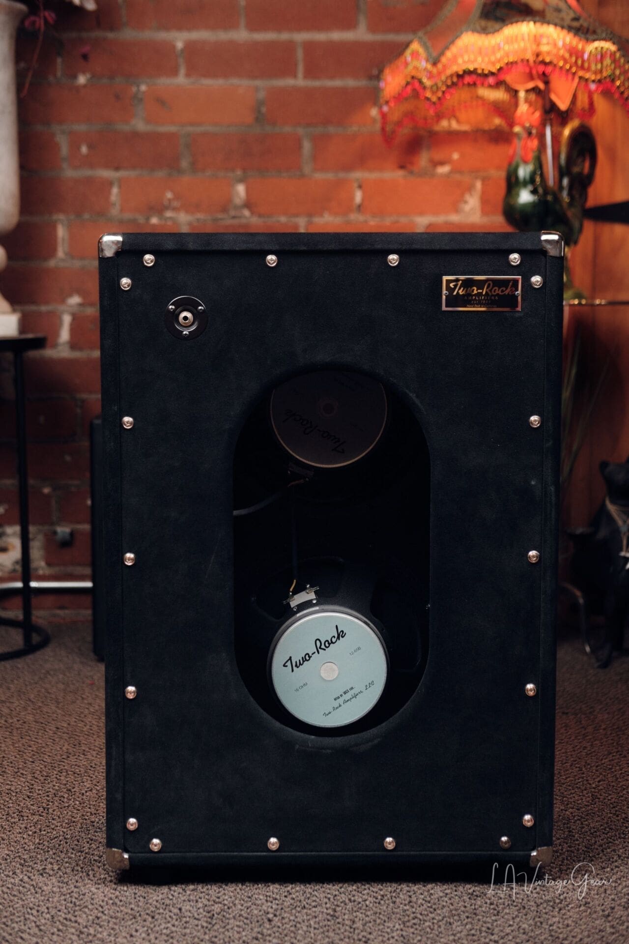 Two Rock Traditional Clean Head 40/20 Watt Head and 2x12 Cabinet - In Black Suede! - Image 10