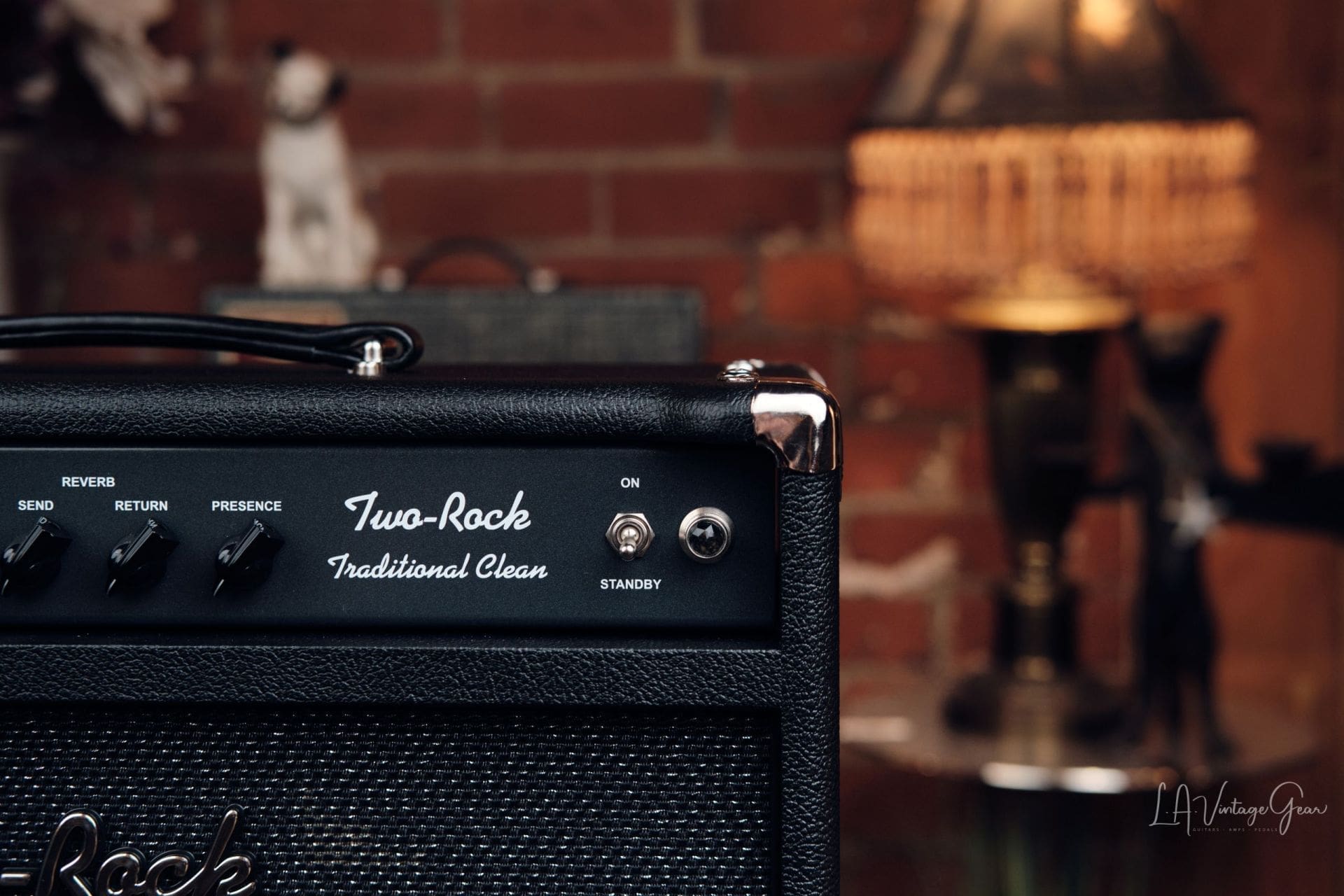 Two Rock Traditional Clean 100 Watt Head and 2x12 Cabinet - Black with Sparkle Matrix Grill Cloth! - Image 4