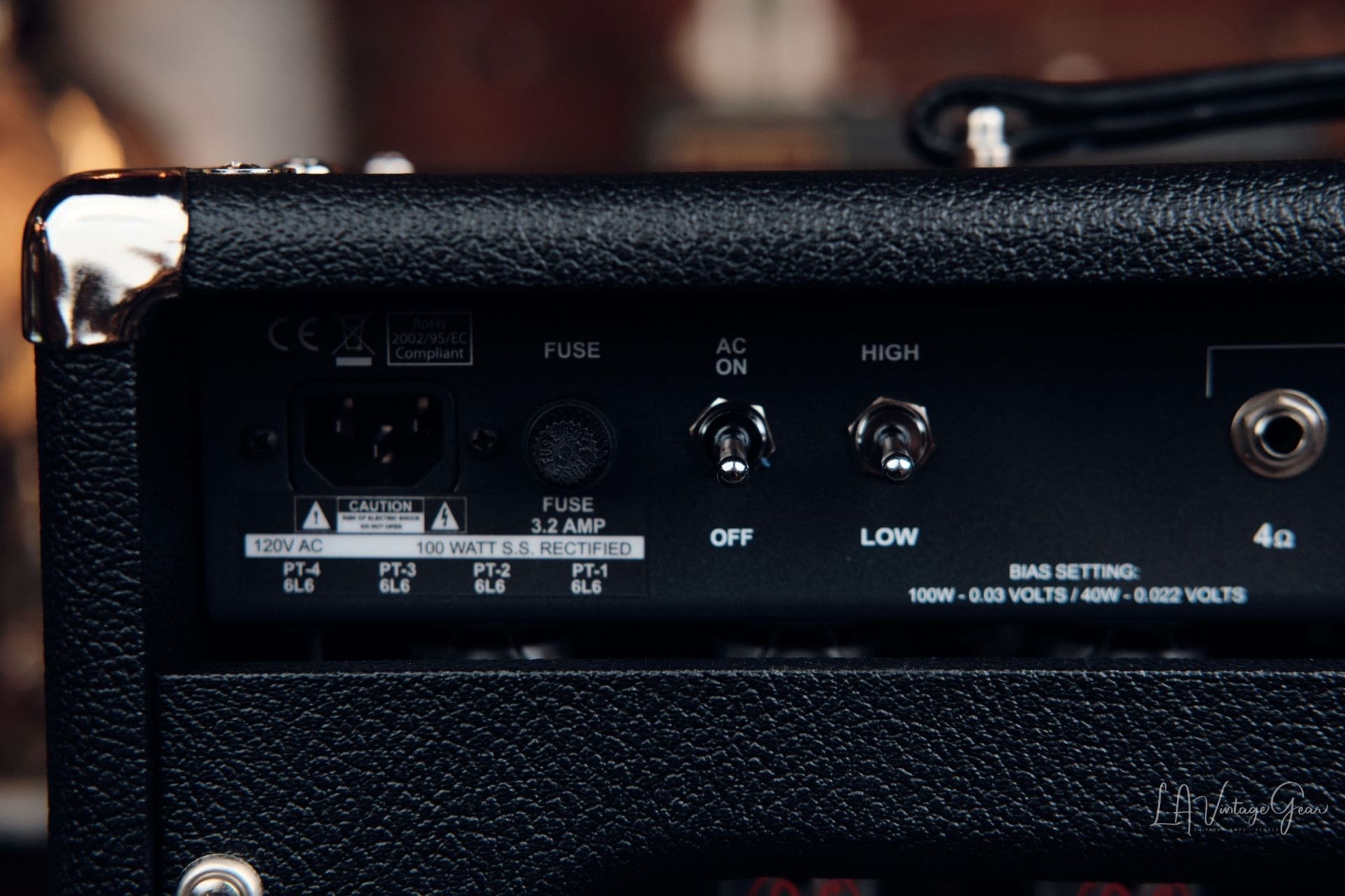 Two Rock Traditional Clean 100 Watt Head and 2x12 Cabinet - Black with Sparkle Matrix Grill Cloth! - Image 6