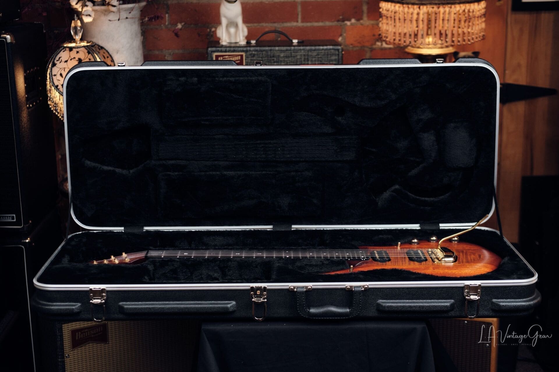 Ernie Ball Music Man Artisan Majesty Marrone - Mint! - Image 11