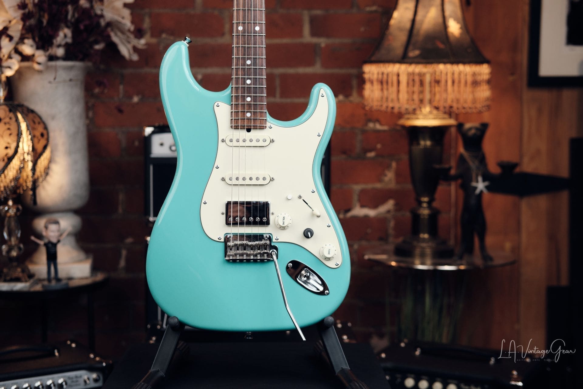 James Tyler LA Studio Classic Electric Guitar - Ocean Turquoise with Mid Boost! - Image 2