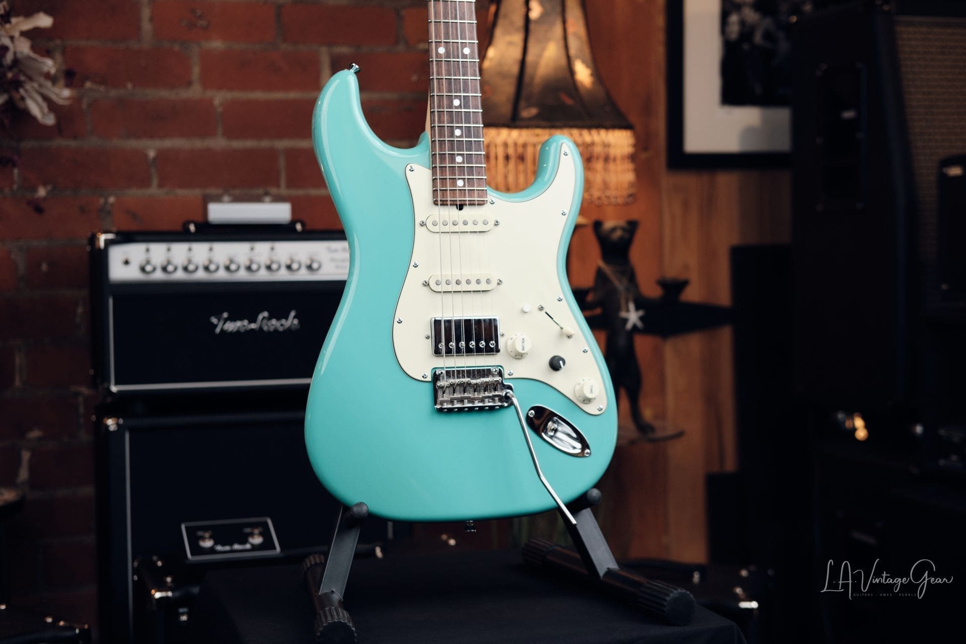 James Tyler LA Studio Classic Electric Guitar - Ocean Turquoise with Mid Boost! - Image 4