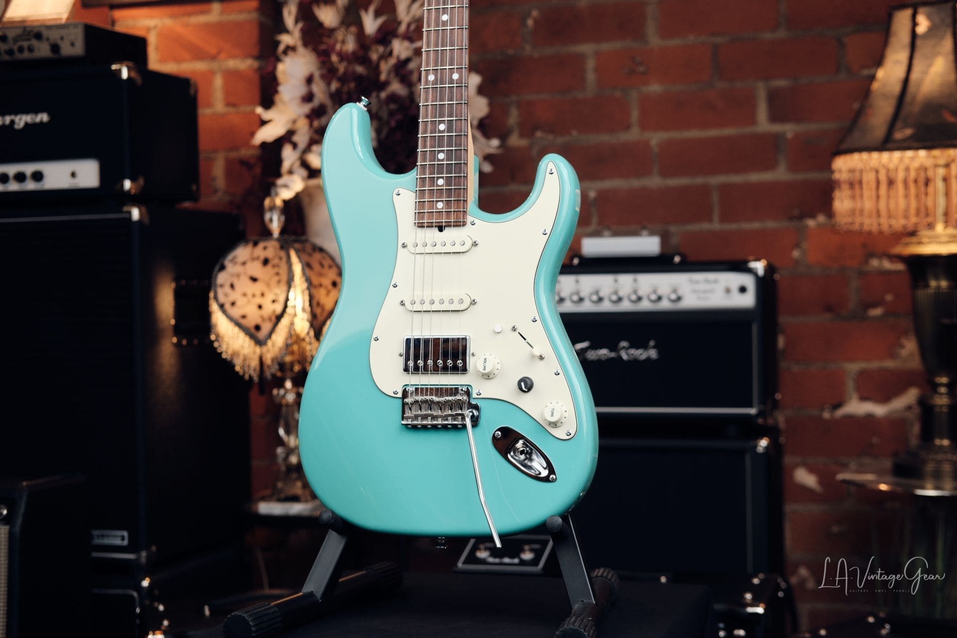 James Tyler LA Studio Classic Electric Guitar - Ocean Turquoise with Mid Boost! - Image 3